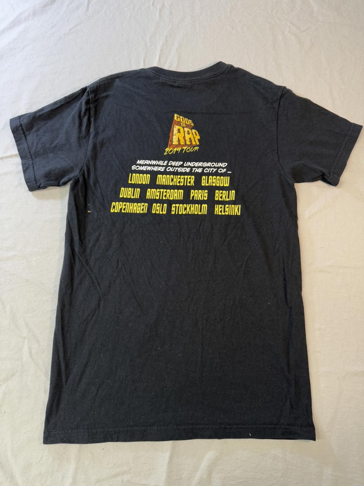 Gildan Gods of Rap T-shirt 2019 Tour Tee Wu-Tang & Public Enemy Size US S / EU 44-46 / 1 - 2 Thumbnail