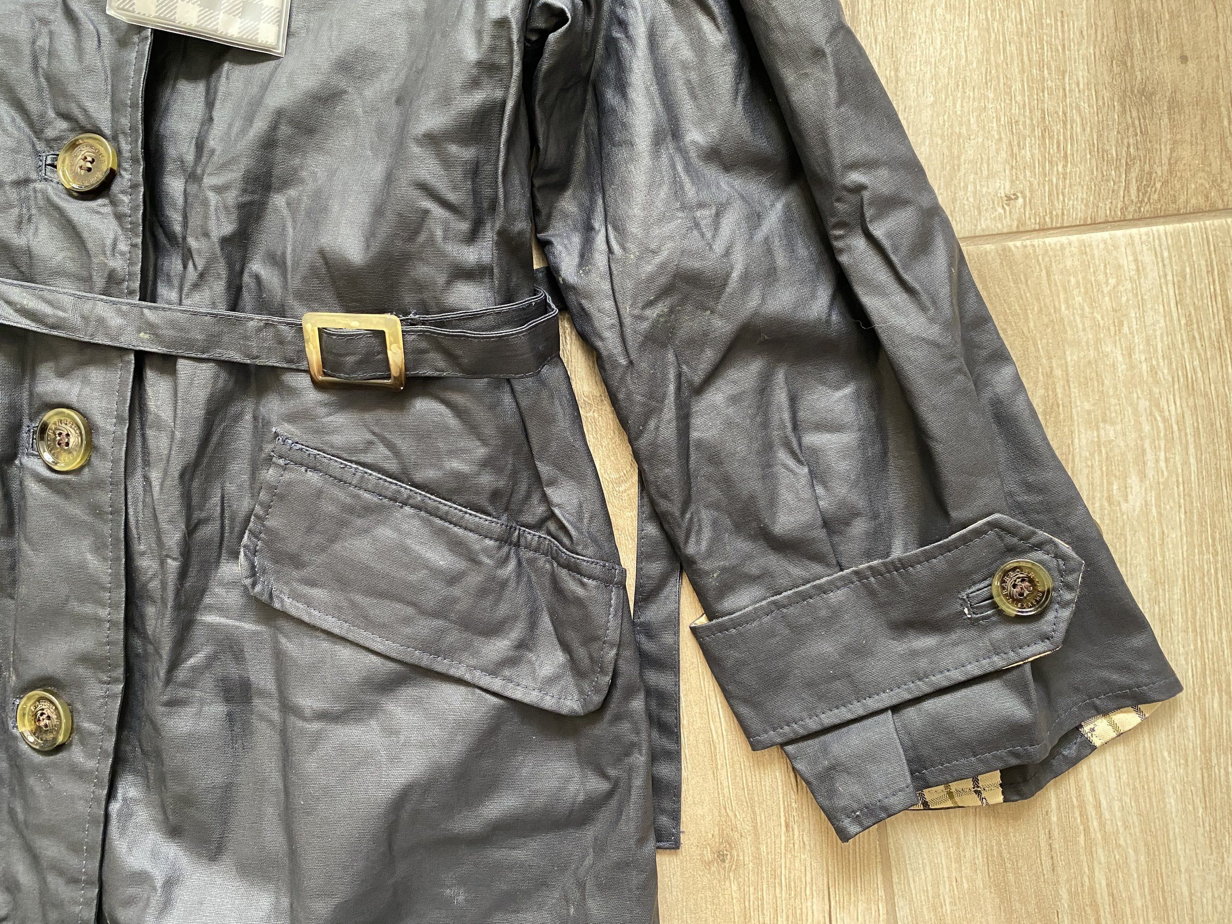 Barbour Barbour x ALEXACHUNG Mildred Casual Waxed Coat Size S / US 4 / IT 40 - 5 Thumbnail