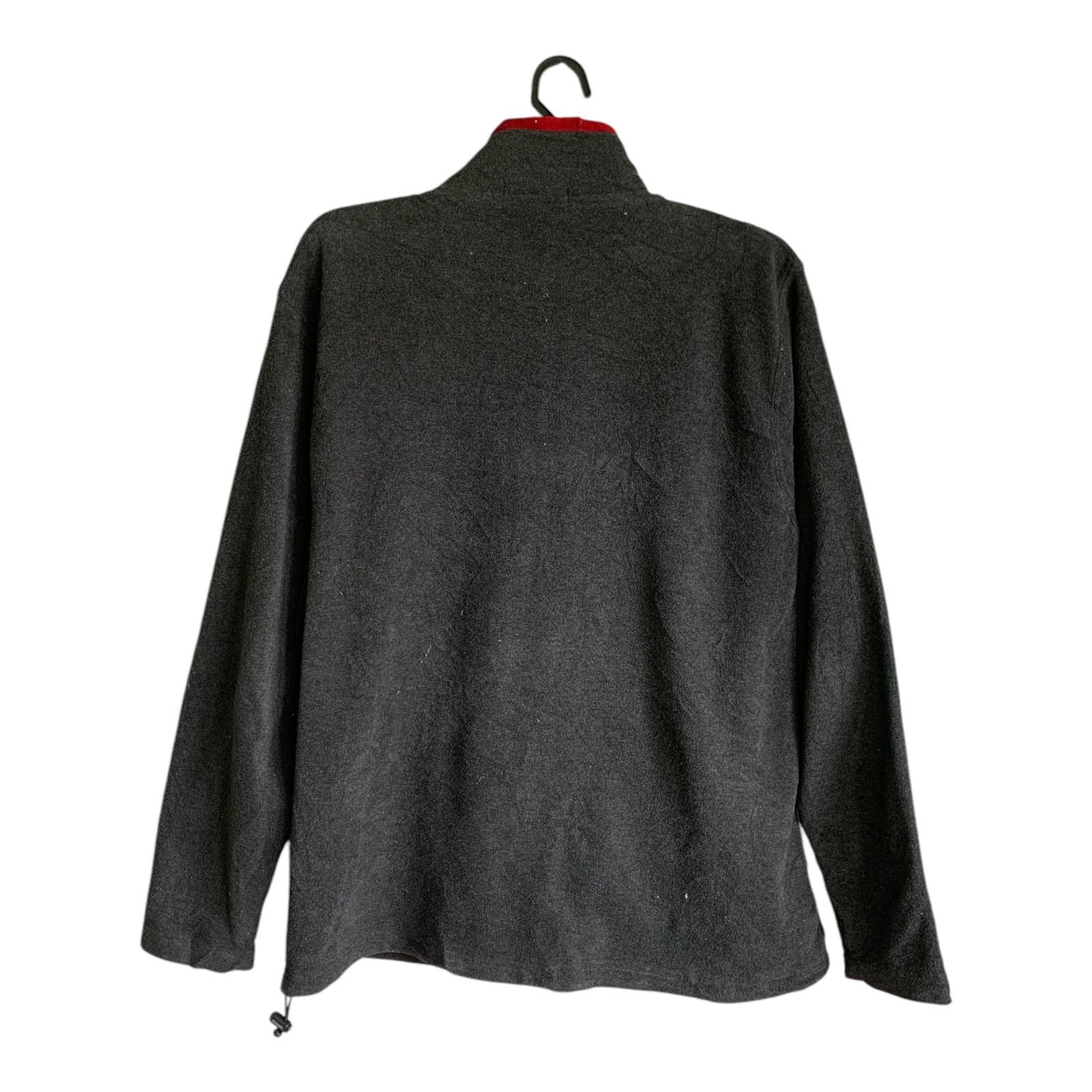 Converse × Vintage Rare Design Vintage Converse Half Zipper Fleece Sweater Size US M / EU 48-50 / 2 - 2 Thumbnail