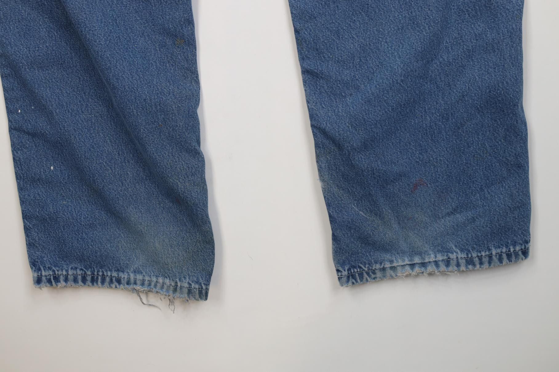 Carhartt Vintage 90s Carhartt Flannel Lined Wide Leg Dungaree Jeans Size US 36 / EU 52 - 14 Thumbnail