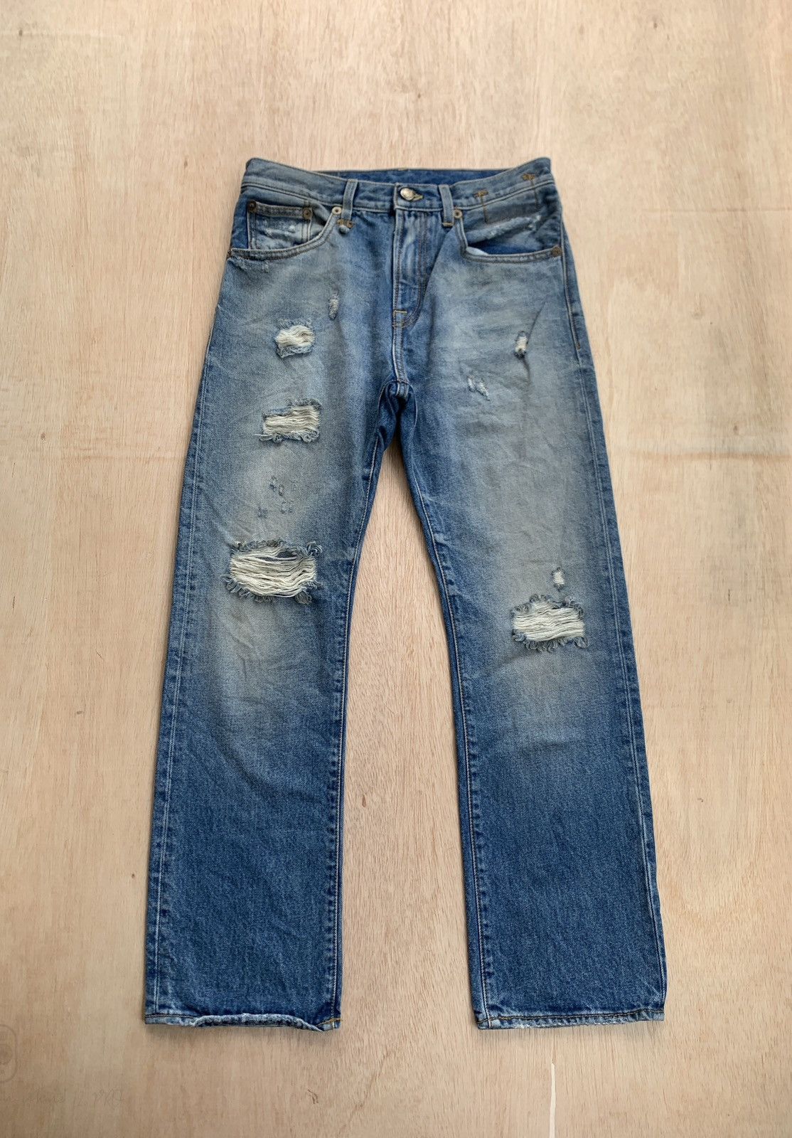 R13 R13 Made In Italy Distressed Denim Size 26" / US 2 / IT 38 - 2 Thumbnail