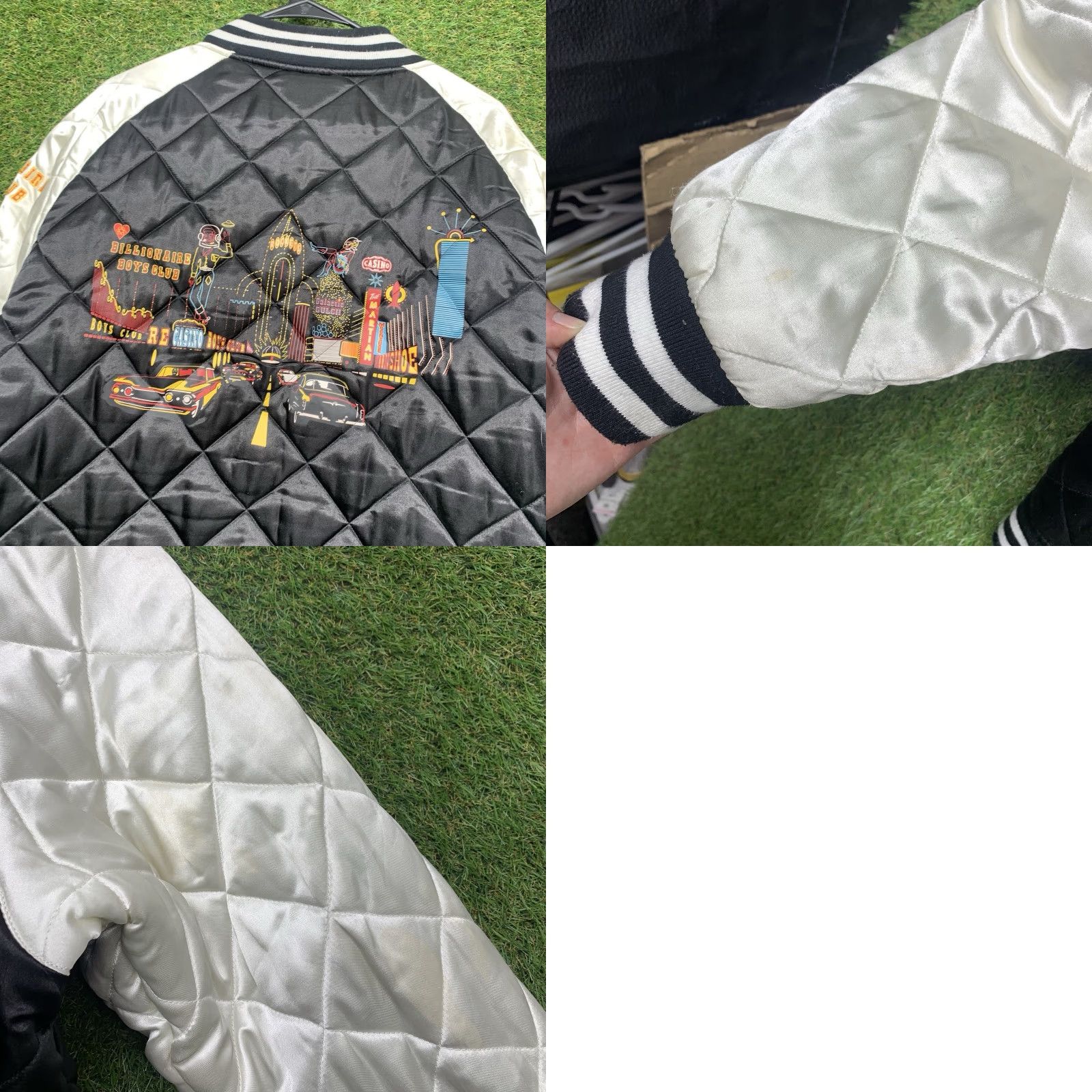 Billionaire Boys Club VINTAGE Billionaire Boys Club Satin Jacket Mens 2XL Quilted Varsity Space Casino Jacket Size US XXL / EU 58 / 5 - 9 Thumbnail