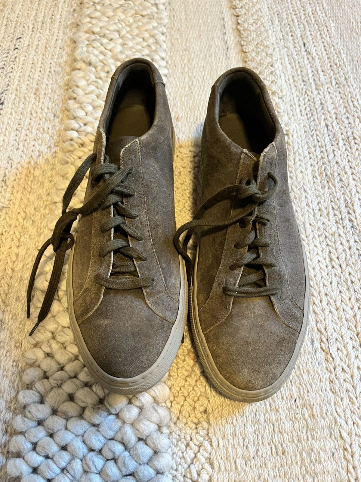 Common Projects Achilles Brown/Charcoal rough out suede