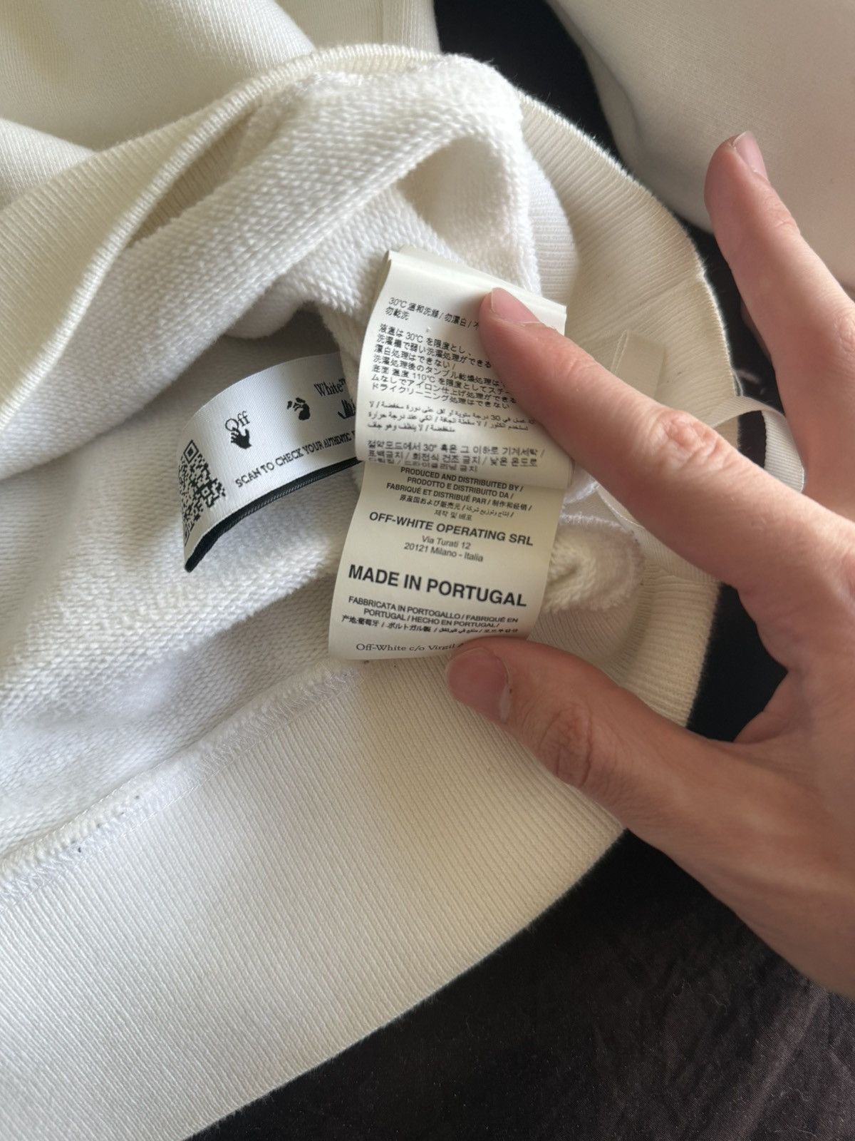 Off-White Off-White Caravaggio Boy Marker Slim Crewneck Size US M / EU 48-50 / 2 - 4 Thumbnail