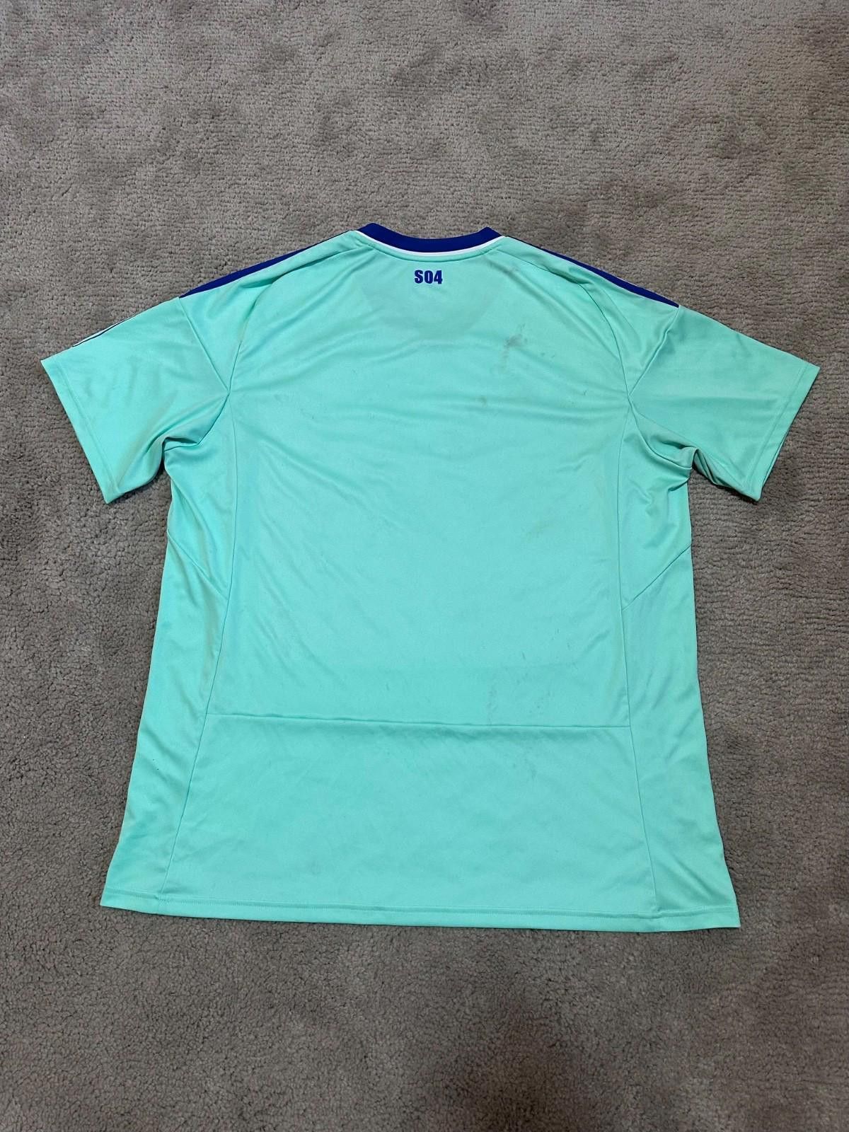 Adidas Schalke 04 2022/23 Third Football Shirt Soccer Jersey Trikot Size ONE SIZE - 8 Thumbnail