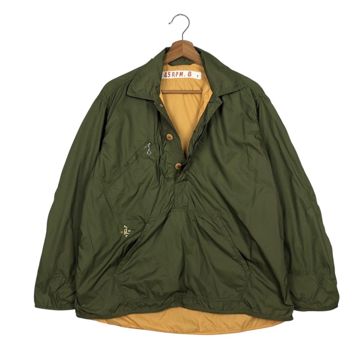 45rpm 📌Military Design Chore Bomber Jacket 45Rpm Made in Japan Size US M / EU 48-50 / 2 - 9 Thumbnail