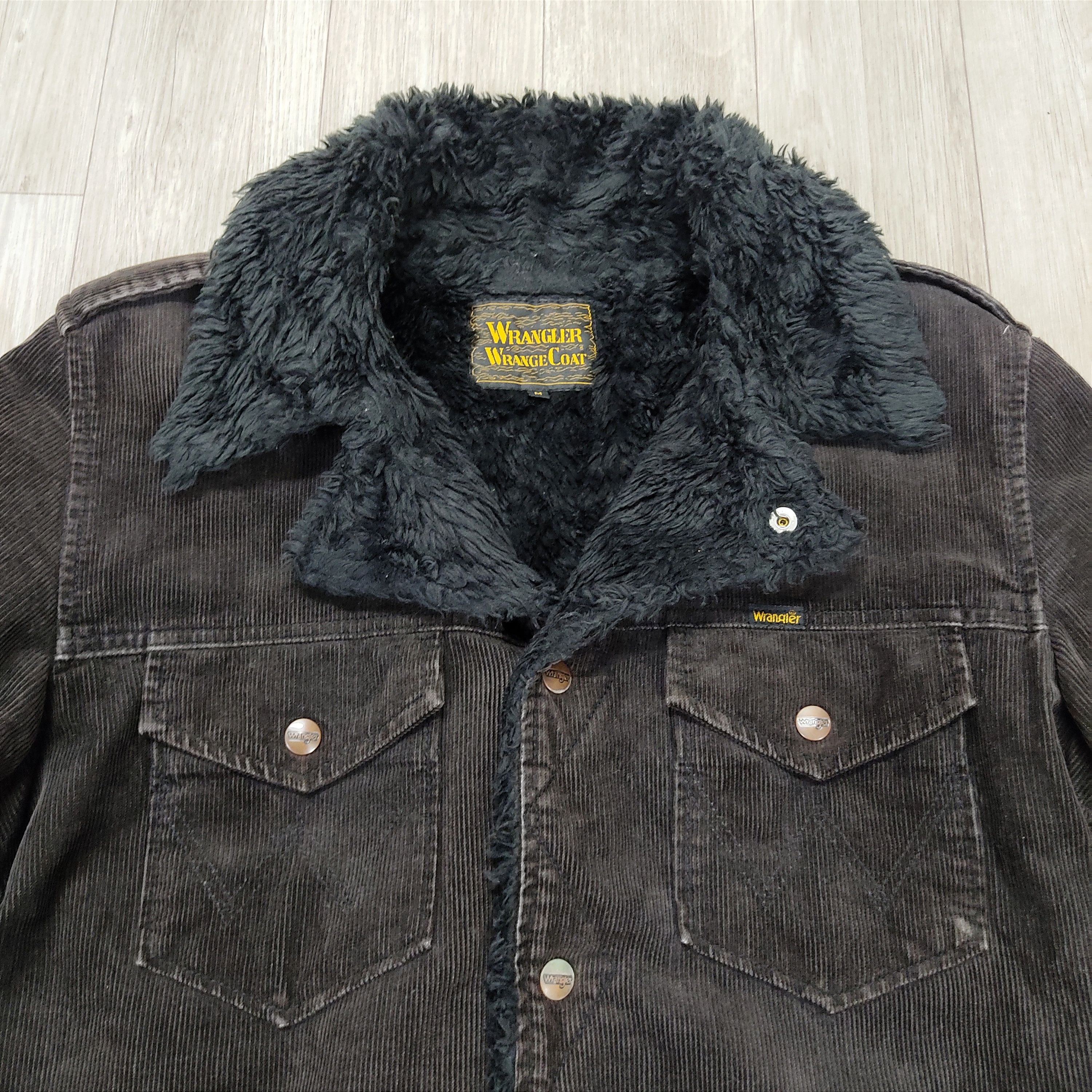 Wrangler Vtg WRANGLER Wrench Coat Fur Lined Corduroy Jacket Size US M / EU 48-50 / 2 - 6 Thumbnail