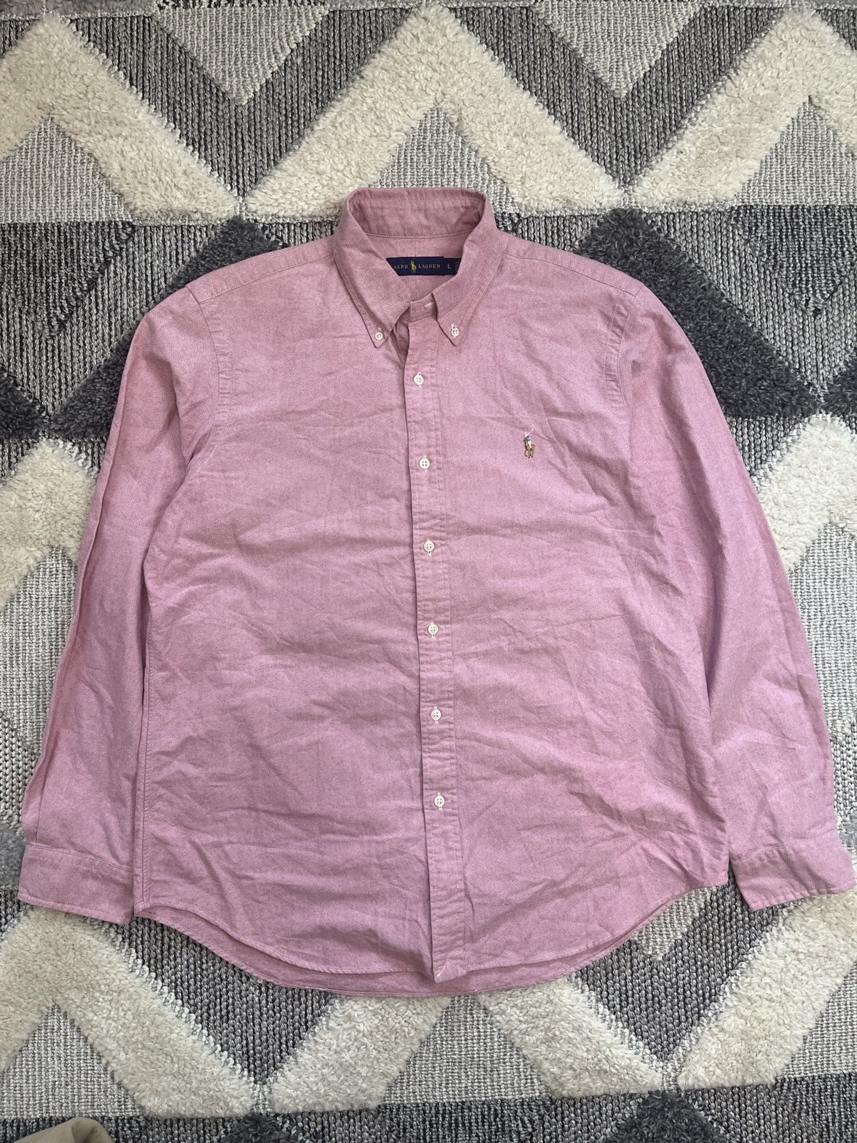 Polo Ralph Lauren × Ralph Lauren × Vintage Polo Ralph Lauren Shirt Size US L / EU 52-54 / 3 - 1 Thumbnail