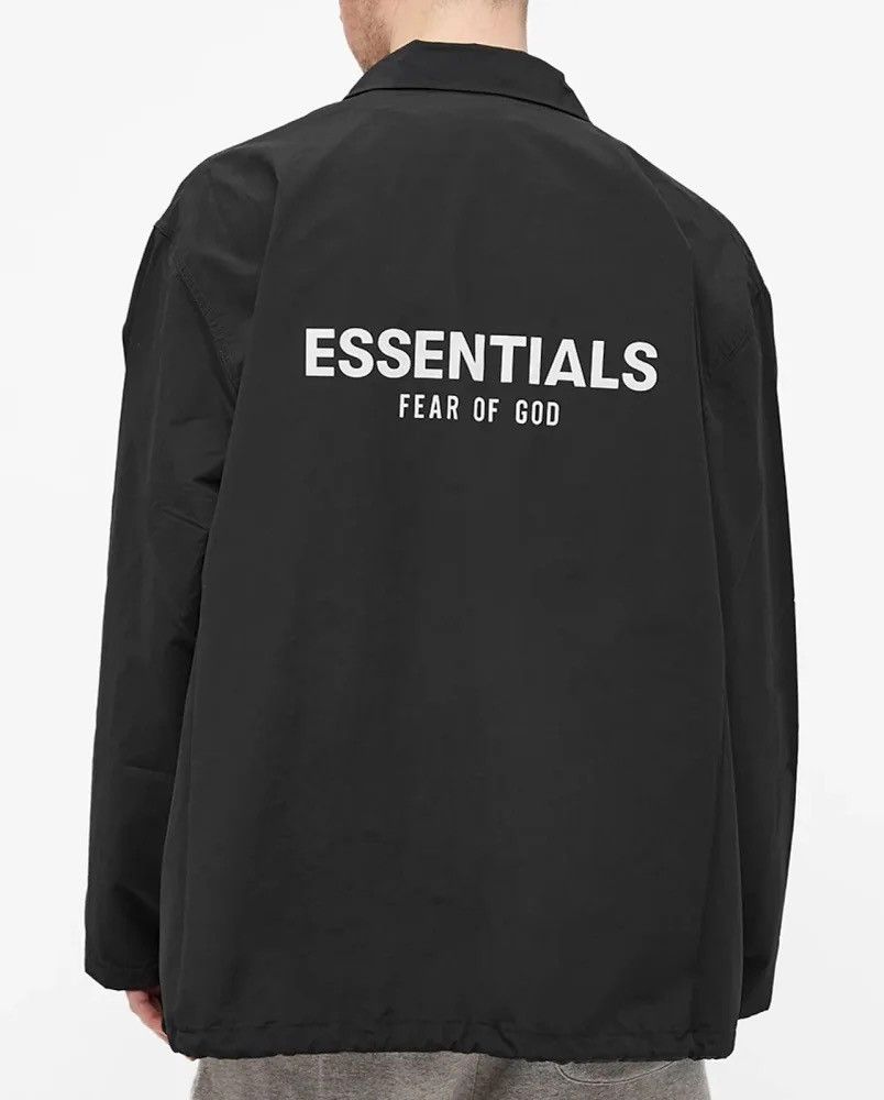 Fear of God FEAR OF GOD ESSENTIALS SOUVENIR Black windbreaker oversized Size US XS / EU 42 / 0 - 2 Thumbnail