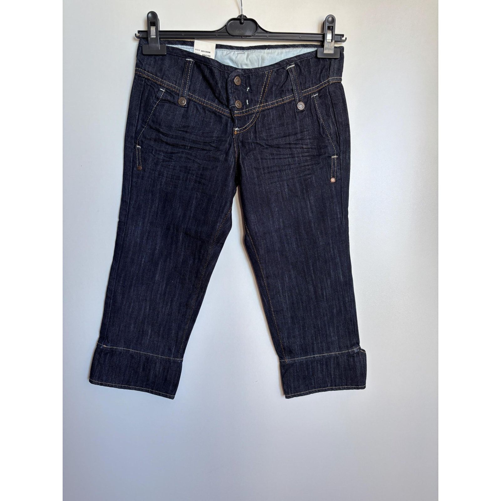 Diesel Diesel Kulter Capri Jeans W27 Italy Deadstock Y2K Raw Denim Size US 27 - 2 Thumbnail