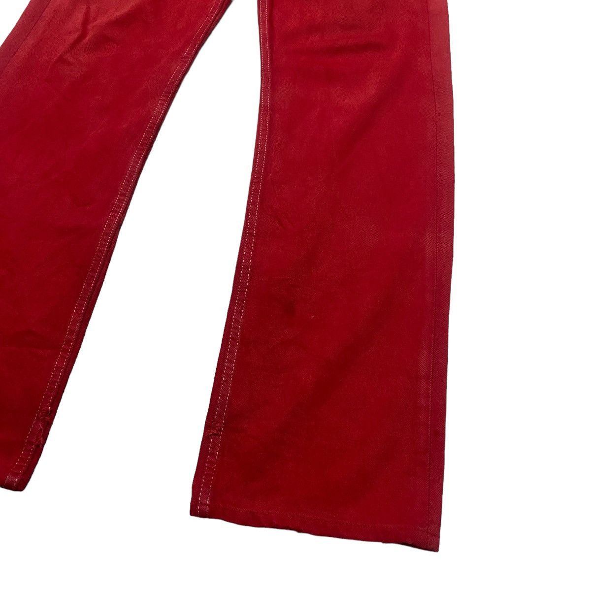 Levi's Vintage 80s Levis 501 Red Jeans Size US 31 - 8 Thumbnail