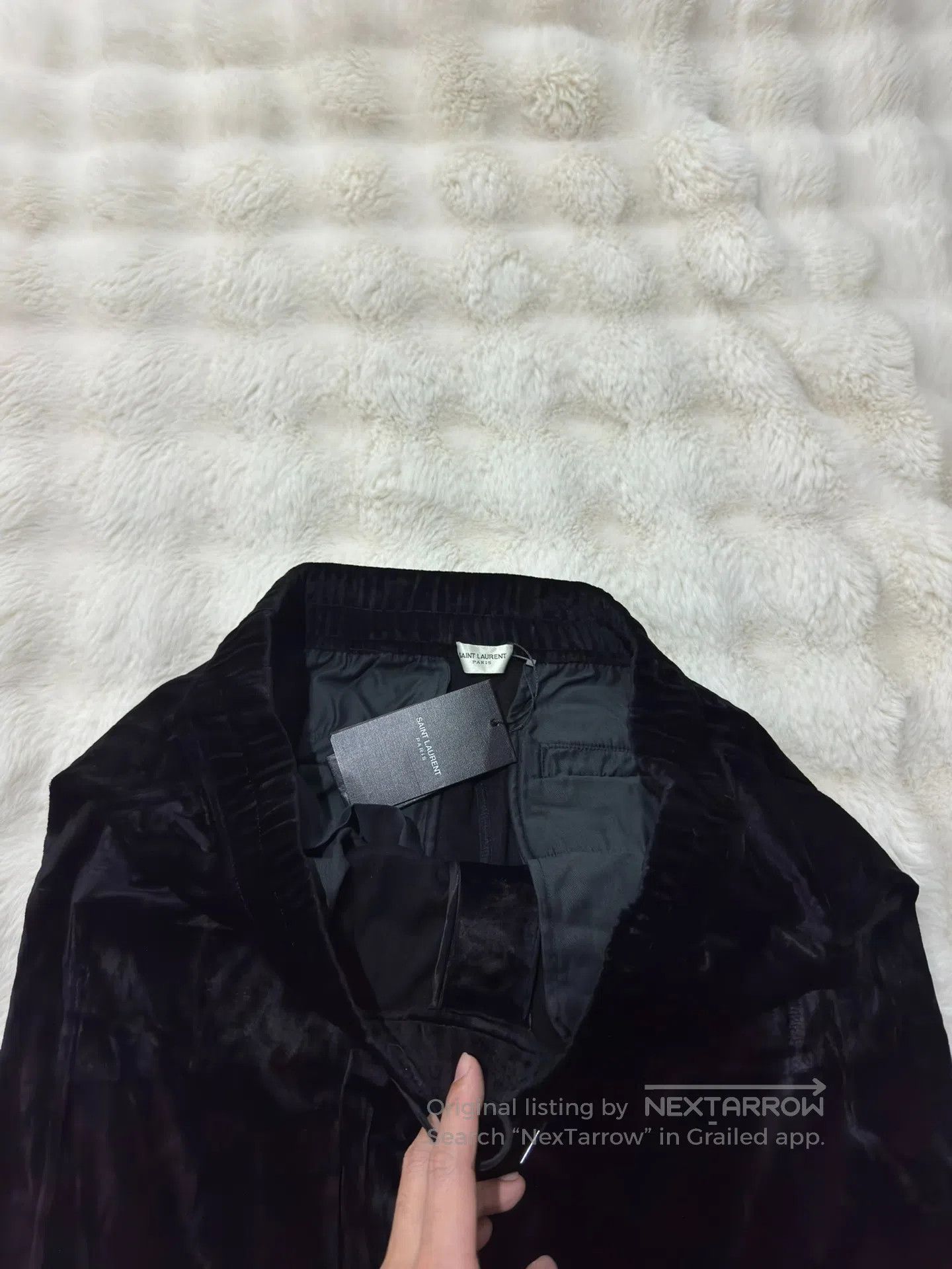 Saint Laurent Paris Saint Laurent Paris size L Velvet Elastic Men's Trousers| Size US 27 - 3 Thumbnail