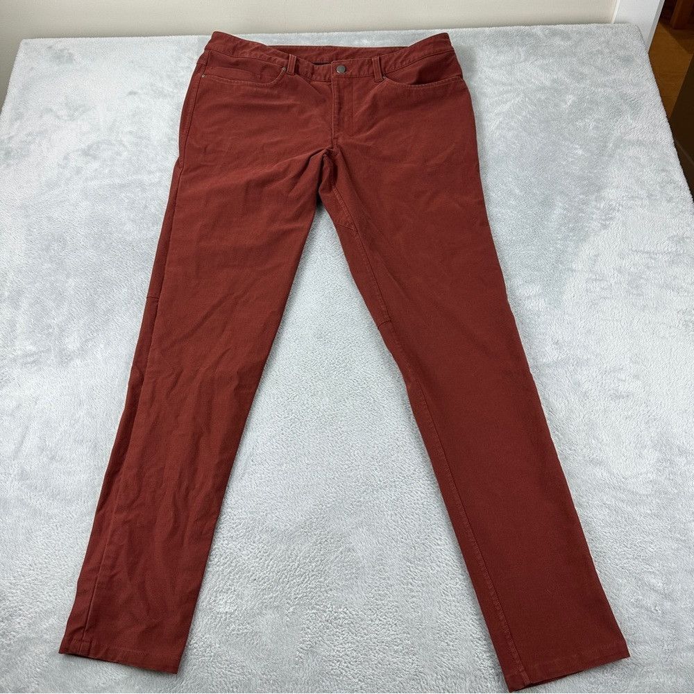 Lululemon Lululemon ABC Skinny-Fat Pant 34" Utilitech Date Brown M5AD Size US 36 / EU 52 - 4 Thumbnail
