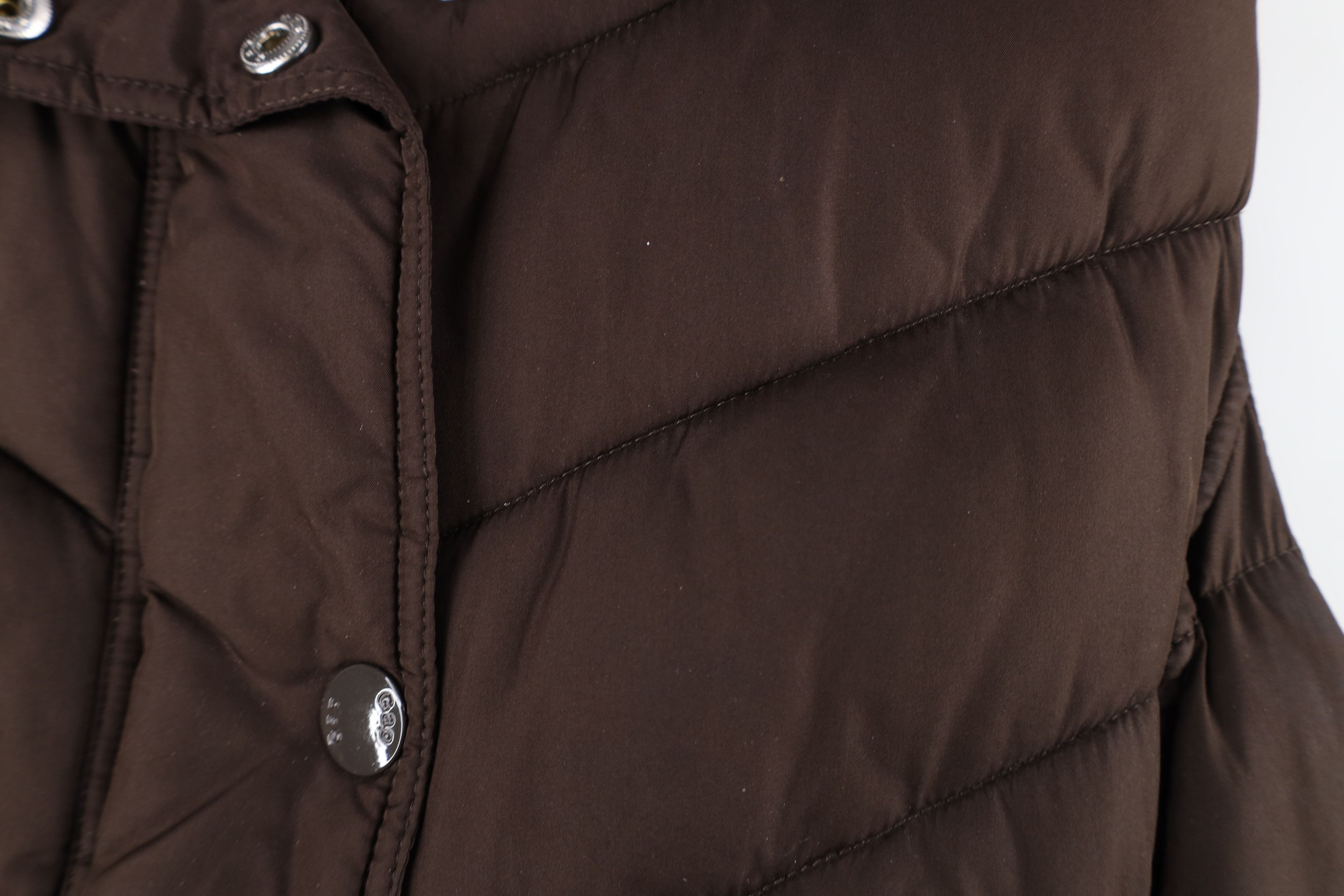 Gap Vintage Y2K Gap Babydoll Blank Puffer Vest Jacket Brown Size L / US 10 / IT 46 - 4 Thumbnail