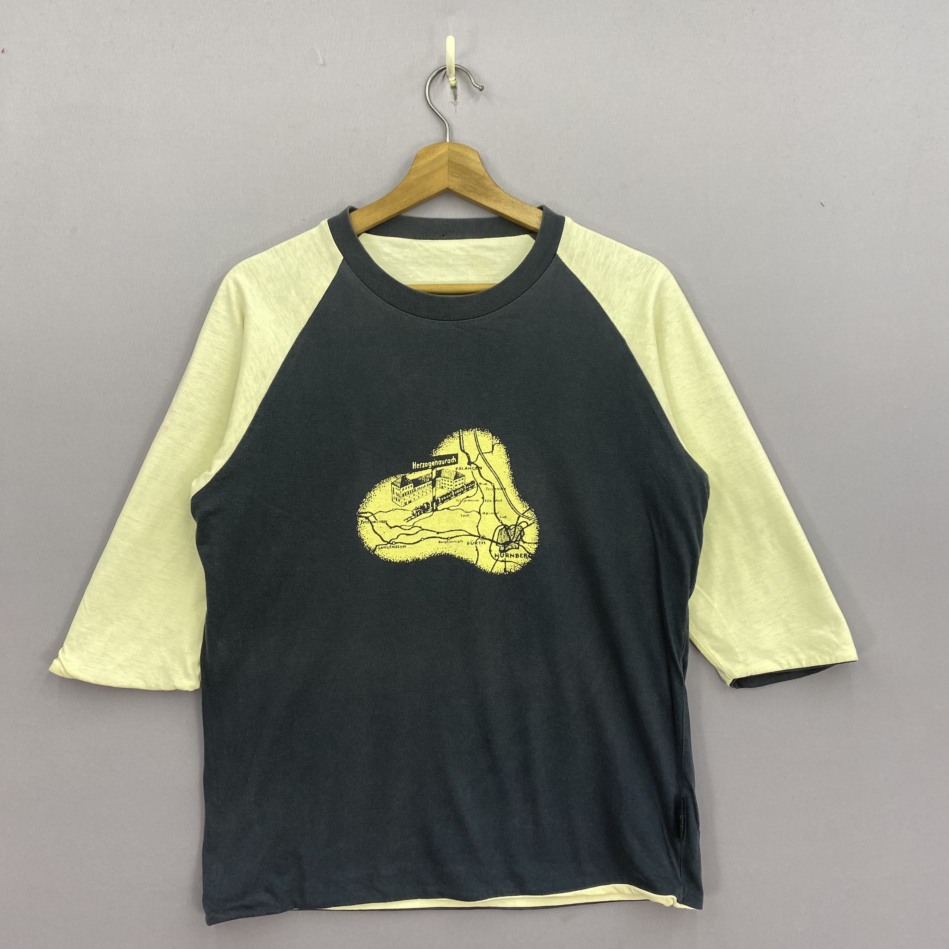 Japanese Brand Vintage 90s Adidas Reversible T-Shirt Adidas Germany Maps Size US M / EU 48-50 / 2 - 2 Thumbnail