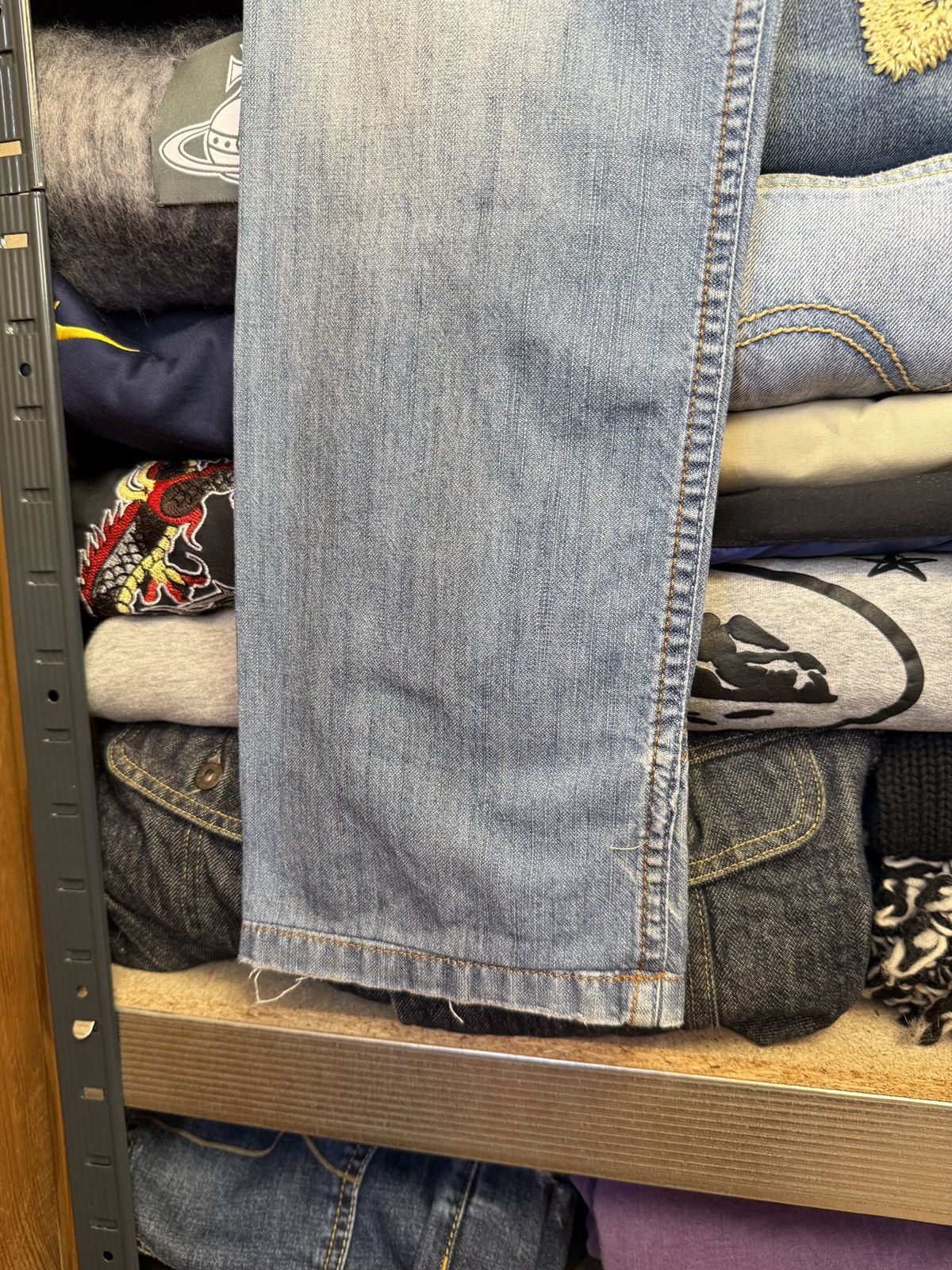 Dolce & Gabbana Crazy Y2K Vintage 90s Dolce&Gabanna Denim Jeans Size US 30 / EU 46 - 9 Thumbnail