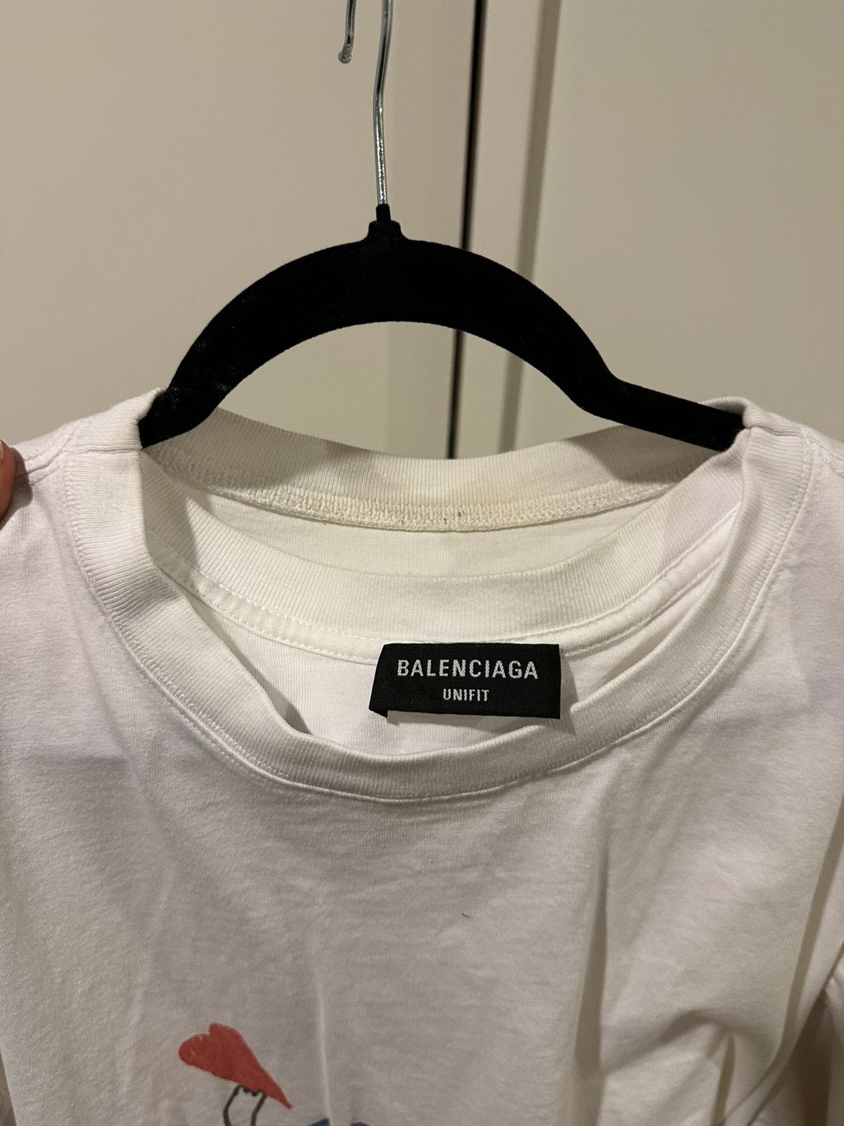 Balenciaga Balenciaga i love you world tee Size US XL / EU 56 / 4 - 7 Thumbnail