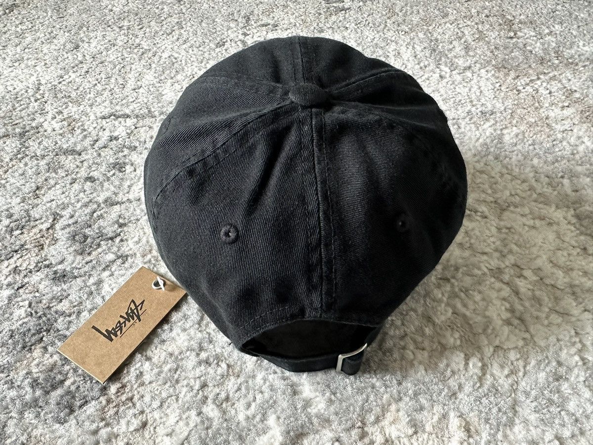 Stussy STUSSY LOW PROFILE ATHLETICS STRAPBACK BLACK CAP (SS25) Size ONE SIZE - 7 Thumbnail
