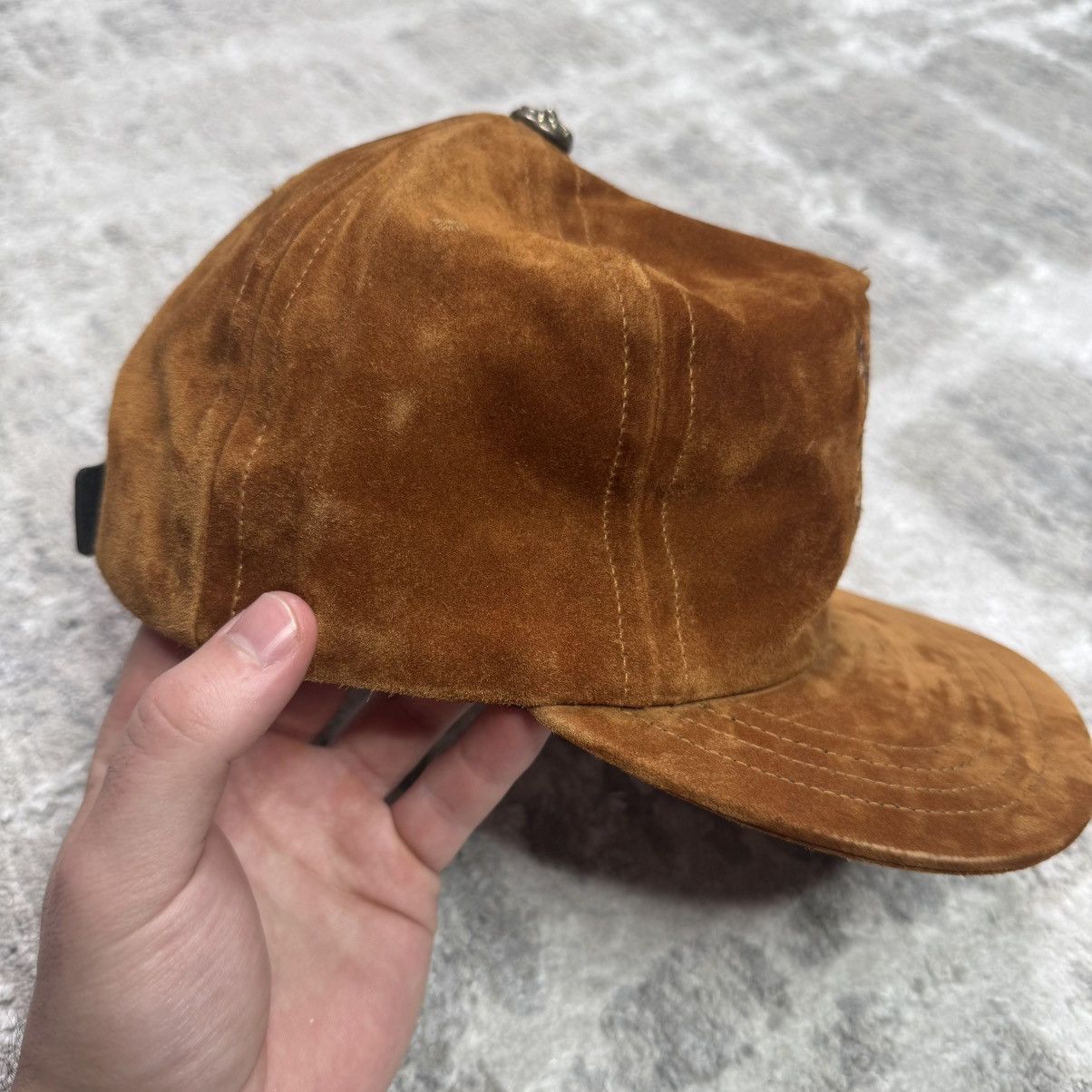 Chrome Hearts Suede dagger leather strap hat Size ONE SIZE - 7 Thumbnail