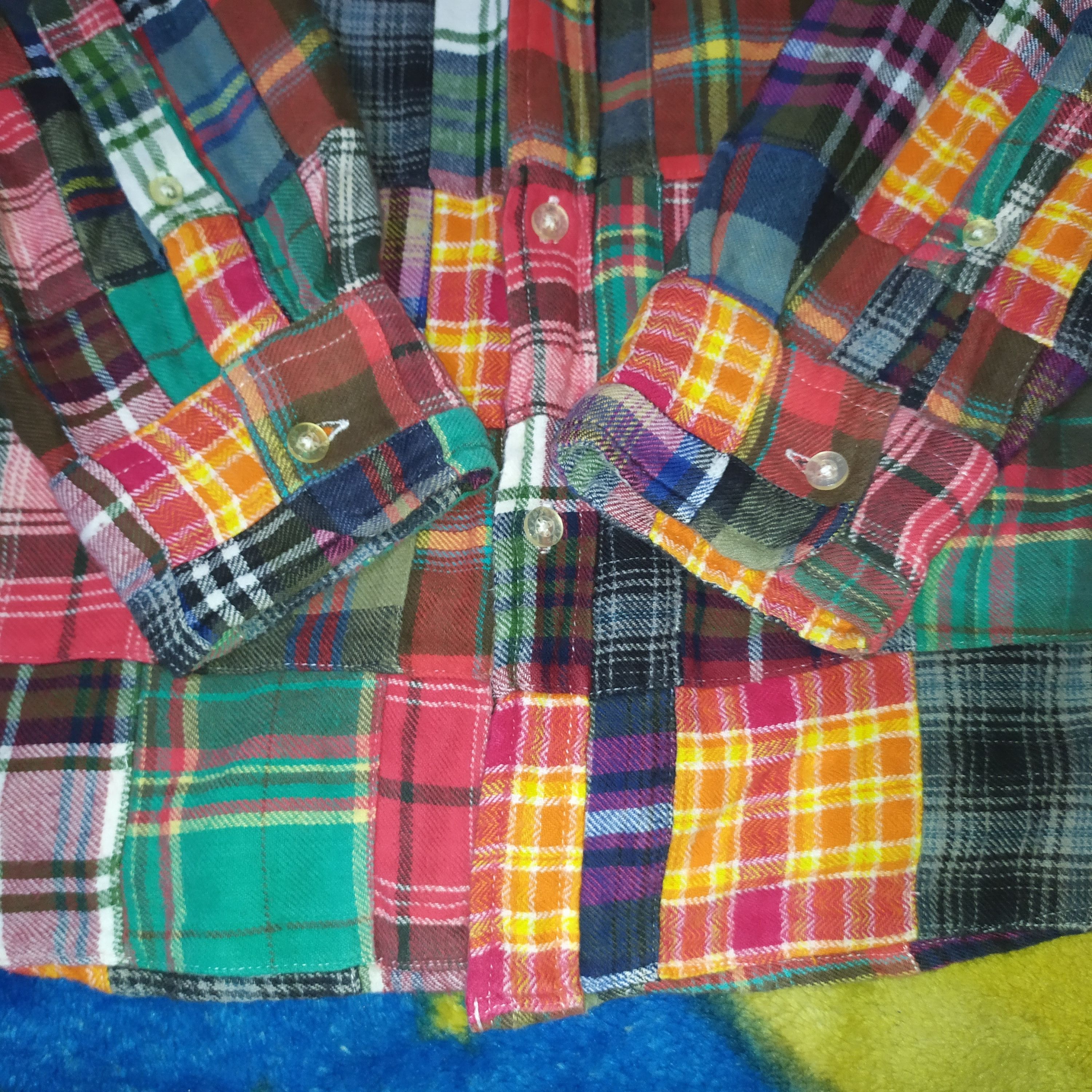 Beams Plus Beams Plus "Kamakura" Patchwork Shirt Size US L / EU 52-54 / 3 - 4 Thumbnail