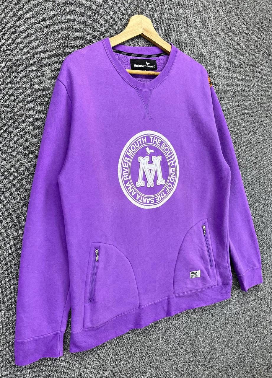 Modern Amusement Vintage Modern Amusement Purple Sweatshirt Size XL / US 12-14 / IT 48-50 - 2 Thumbnail