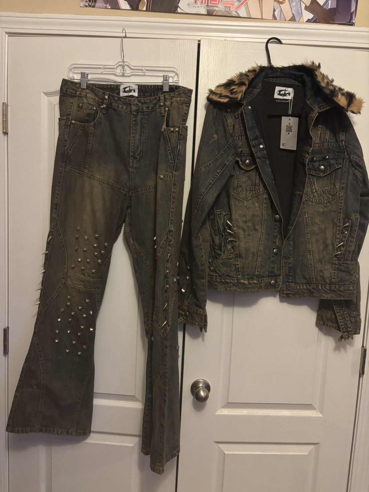 Other “More chaos” Spiked japanese Denim set Size US L / EU 52-54 / 3 - 3 Thumbnail