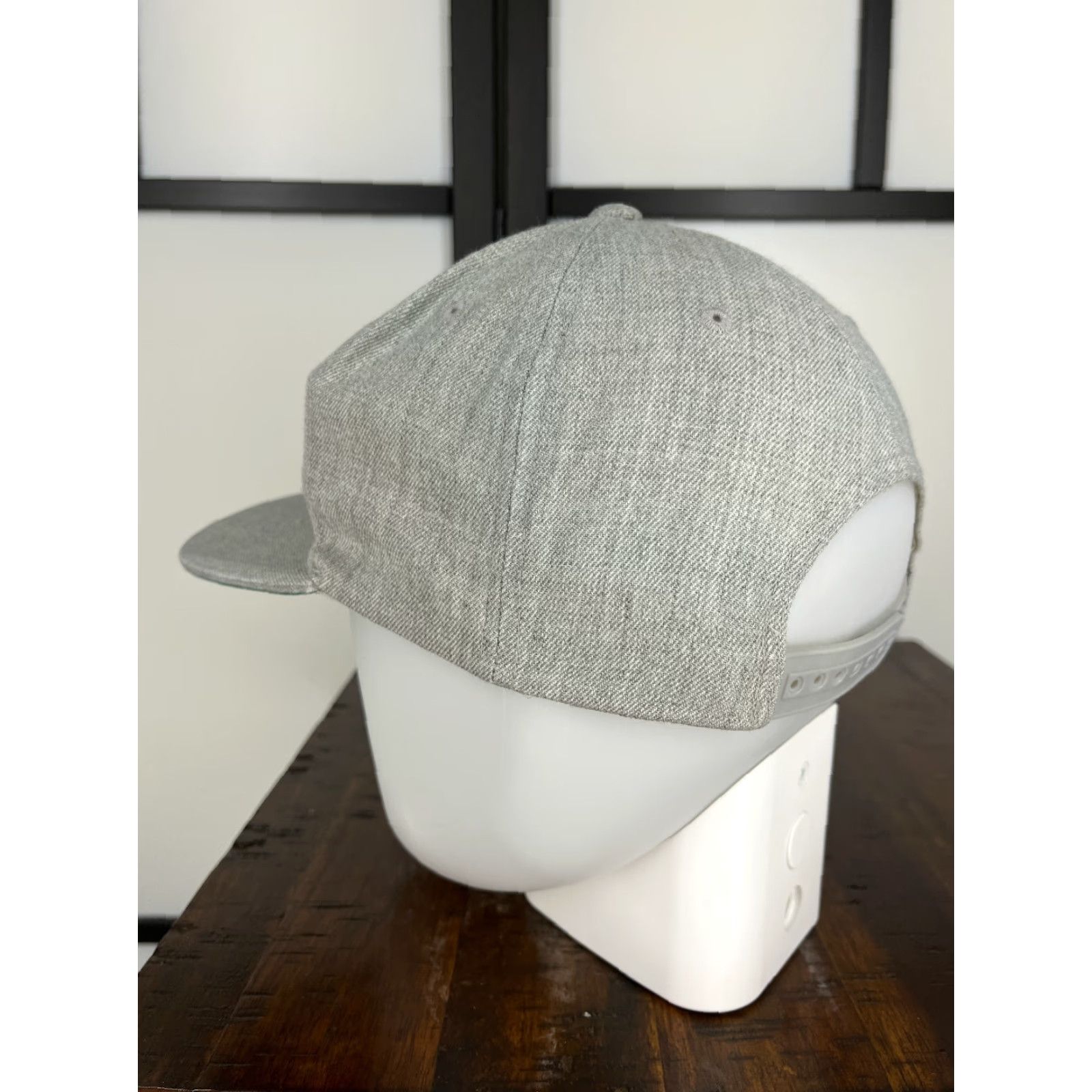 RVCA RVCA Hat Cap Snap Back Adult One Size Gray Embroidered Acrylic Wool Blend Skate 90s, Beach Mens Size ONE SIZE - 5 Thumbnail