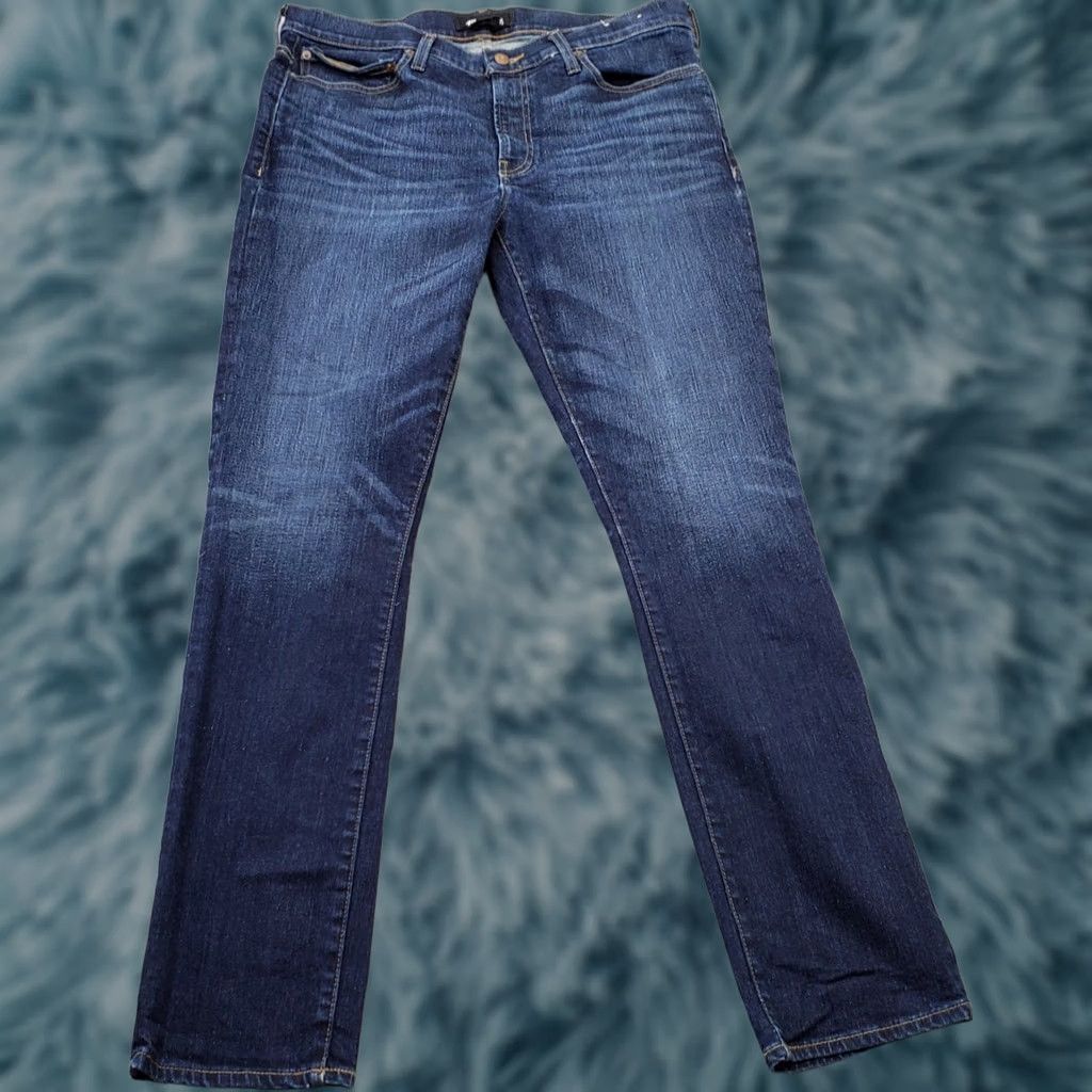 Madewell Madewell Mens Navy Denim Skinny Jeans 36x32 Slim Stretch Mid Rise 5-Pocket Jeans Size US 36 / EU 52 - 1 Thumbnail