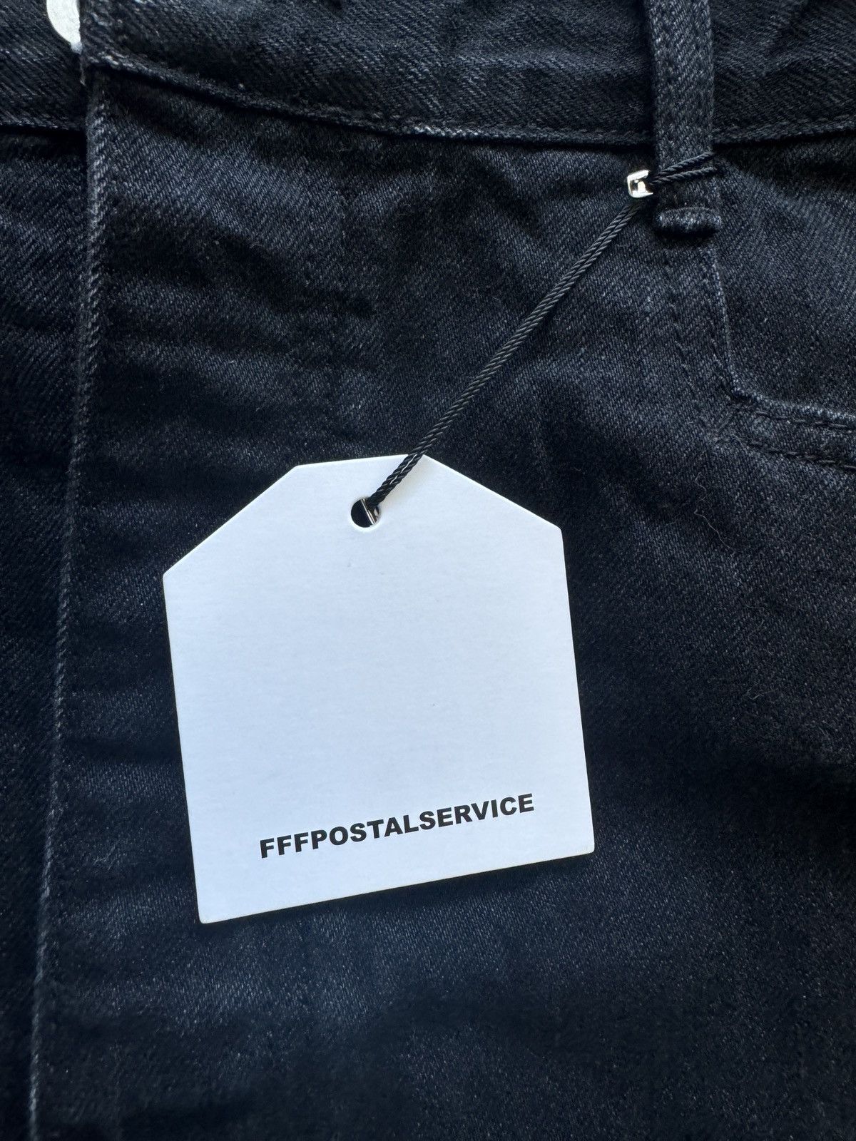 FFFPOSTALSERVICE BRAND NEW FFFPOSTALSERVICE Wide Damaged Denim Pants Size US 32 / EU 48 - 3 Thumbnail