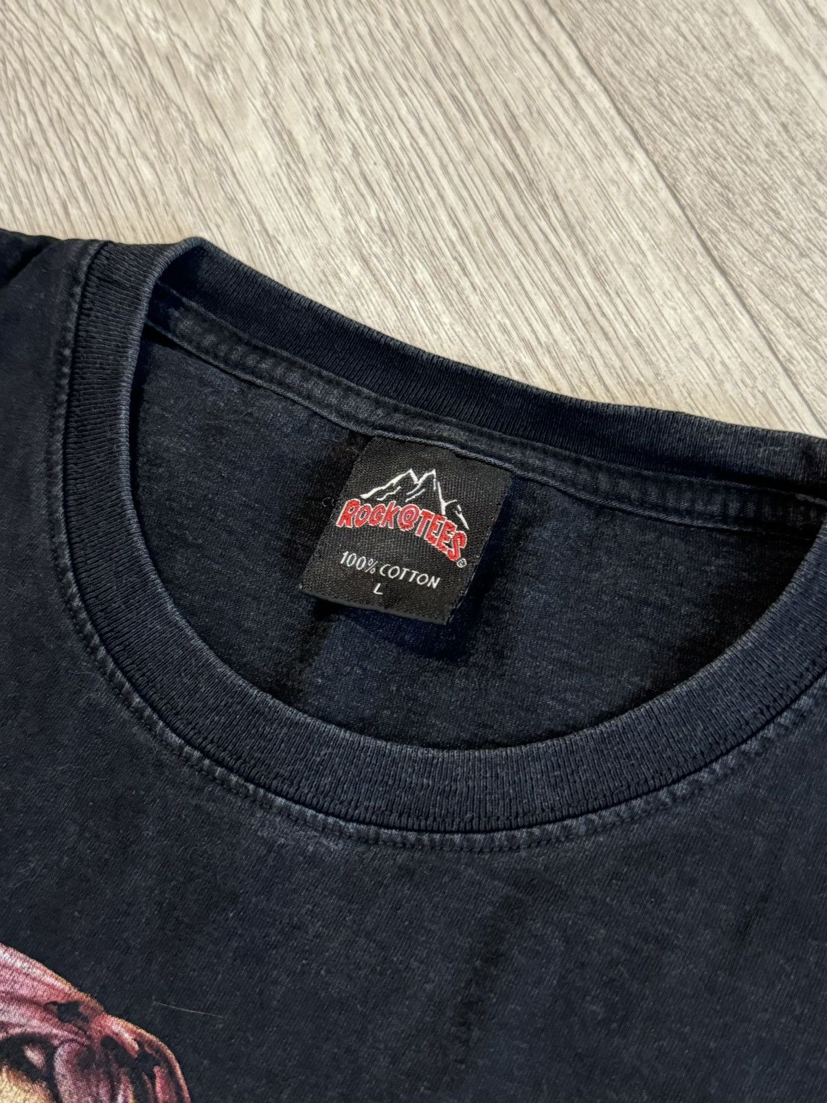 Band Tees 🔷Vintage 2Pac Big logo T-shirt 90s🔷 Size US L / EU 52-54 / 3 - 3 Thumbnail