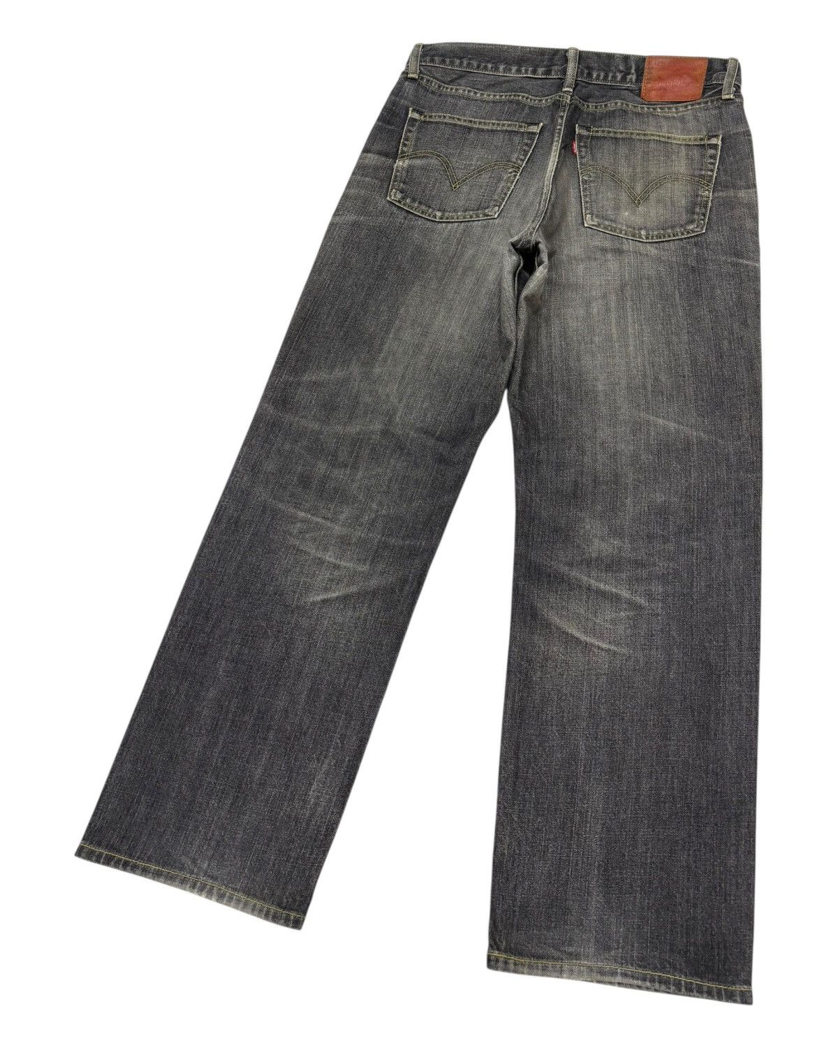 Levi's Vintage Clothing Vintage Levis 502 Rusty Black Baggy Jeans Distressed Denim Size US 34 / EU 50 - 6 Thumbnail
