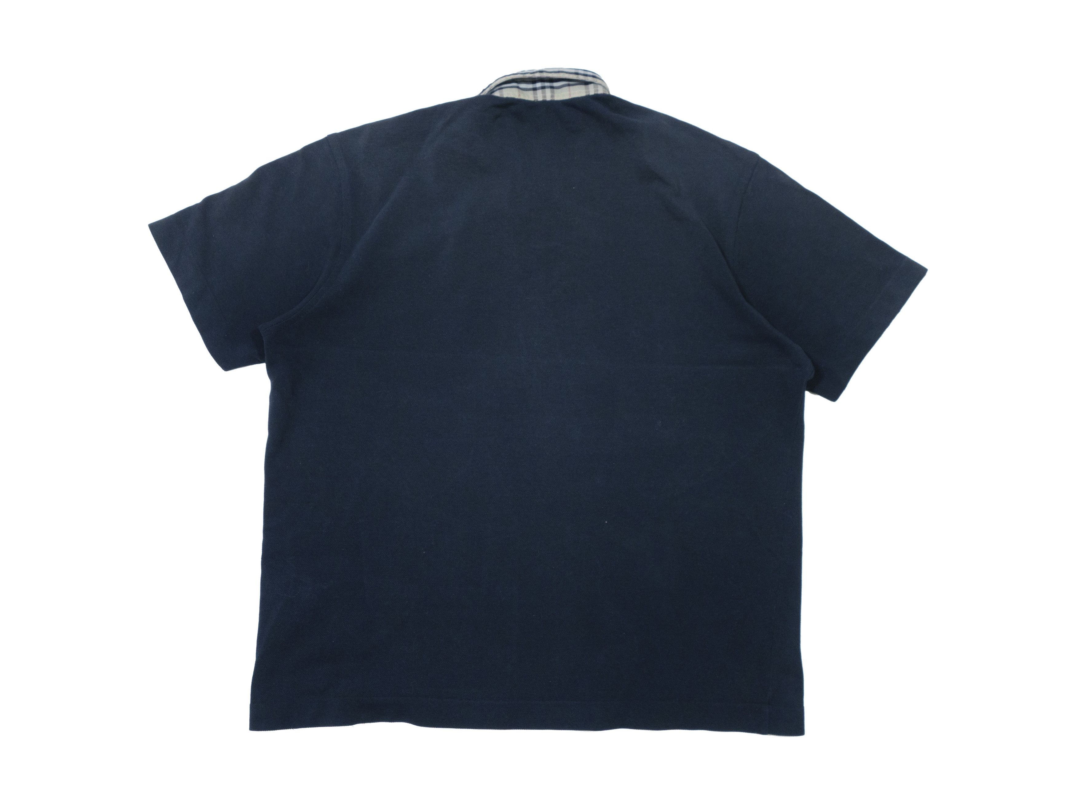 Burberry 00s Nova Check Collar Polo Shirt Vintage Size US XL / EU 56 / 4 - 2 Thumbnail