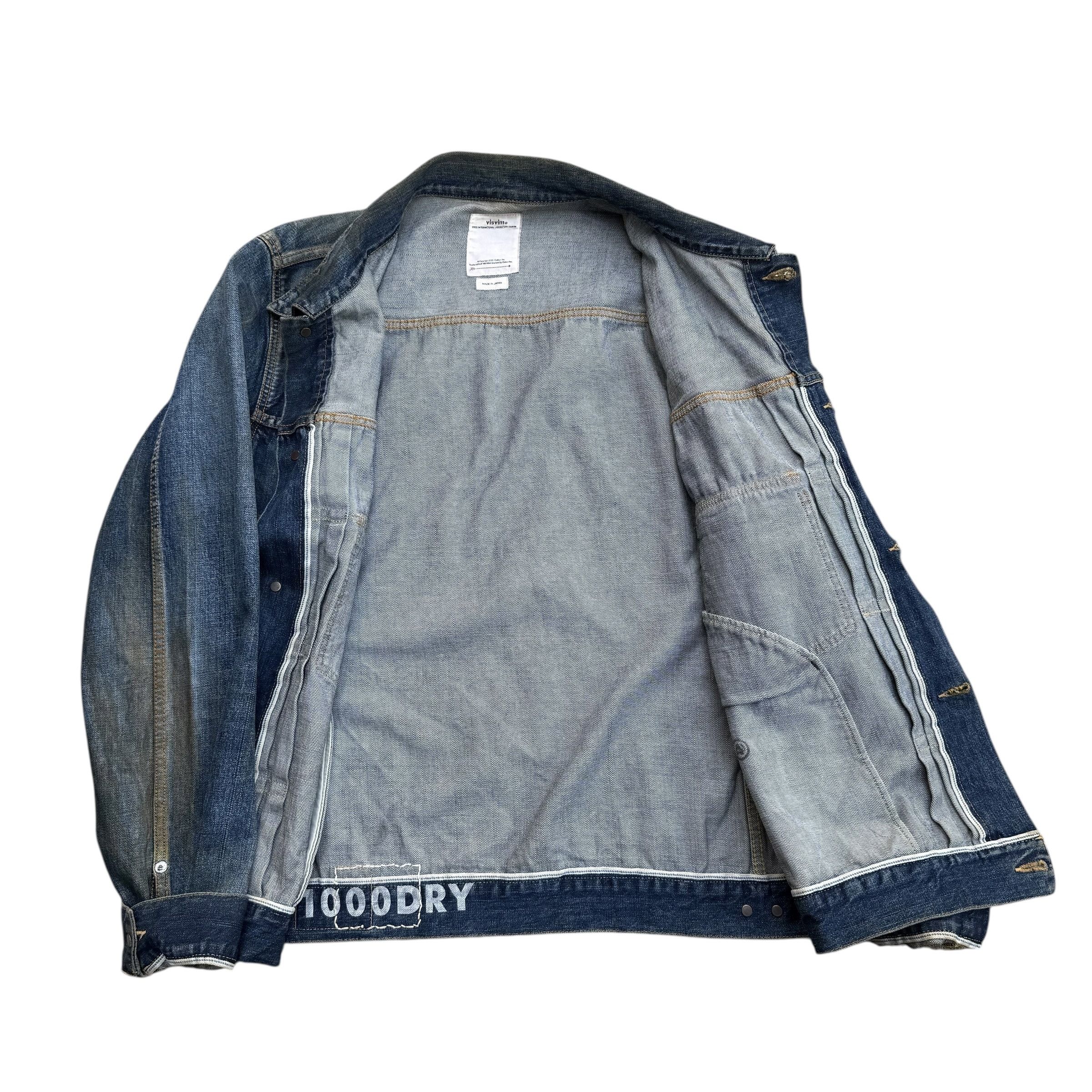 Visvim Visvim 101 19aw Dry Dmgd-1000 Denim Jacket Size US XL / EU 56 / 4 - 14 Thumbnail