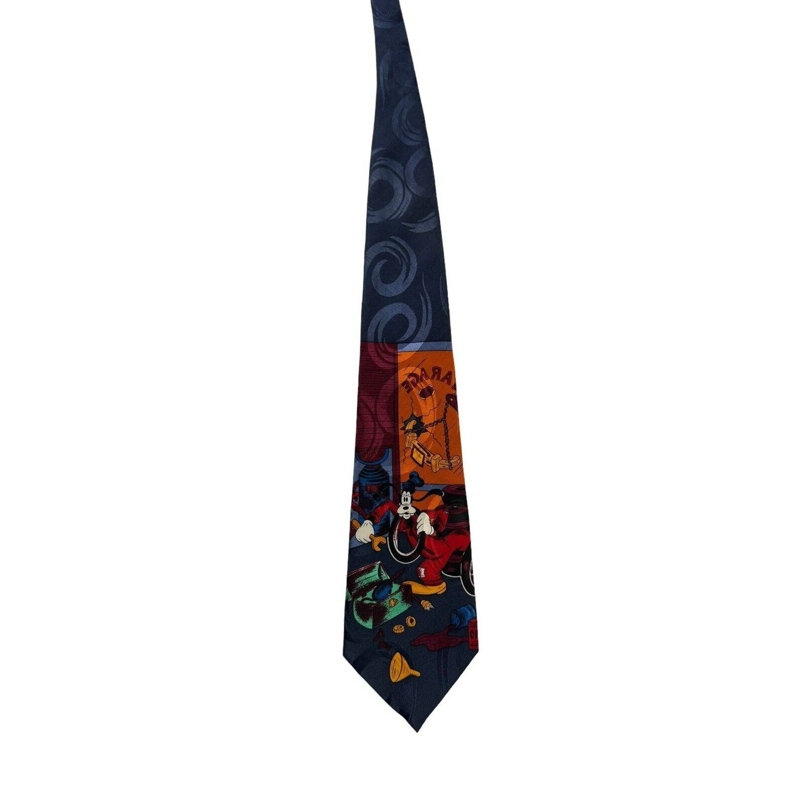 Disney Disney Mickey Unlimited Goofy Car Mechanic Garage Necktie Size ONE SIZE - 3 Thumbnail