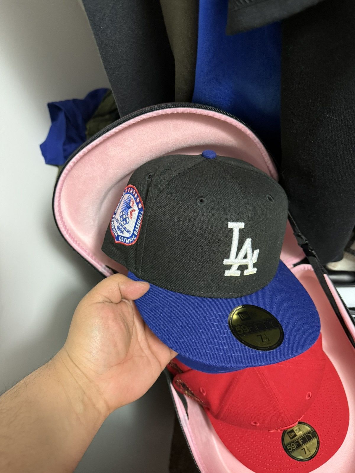 New Era Mag park LA Dodgers Olympic pack 7 1/2 3 hats Size ONE SIZE - 1 Thumbnail