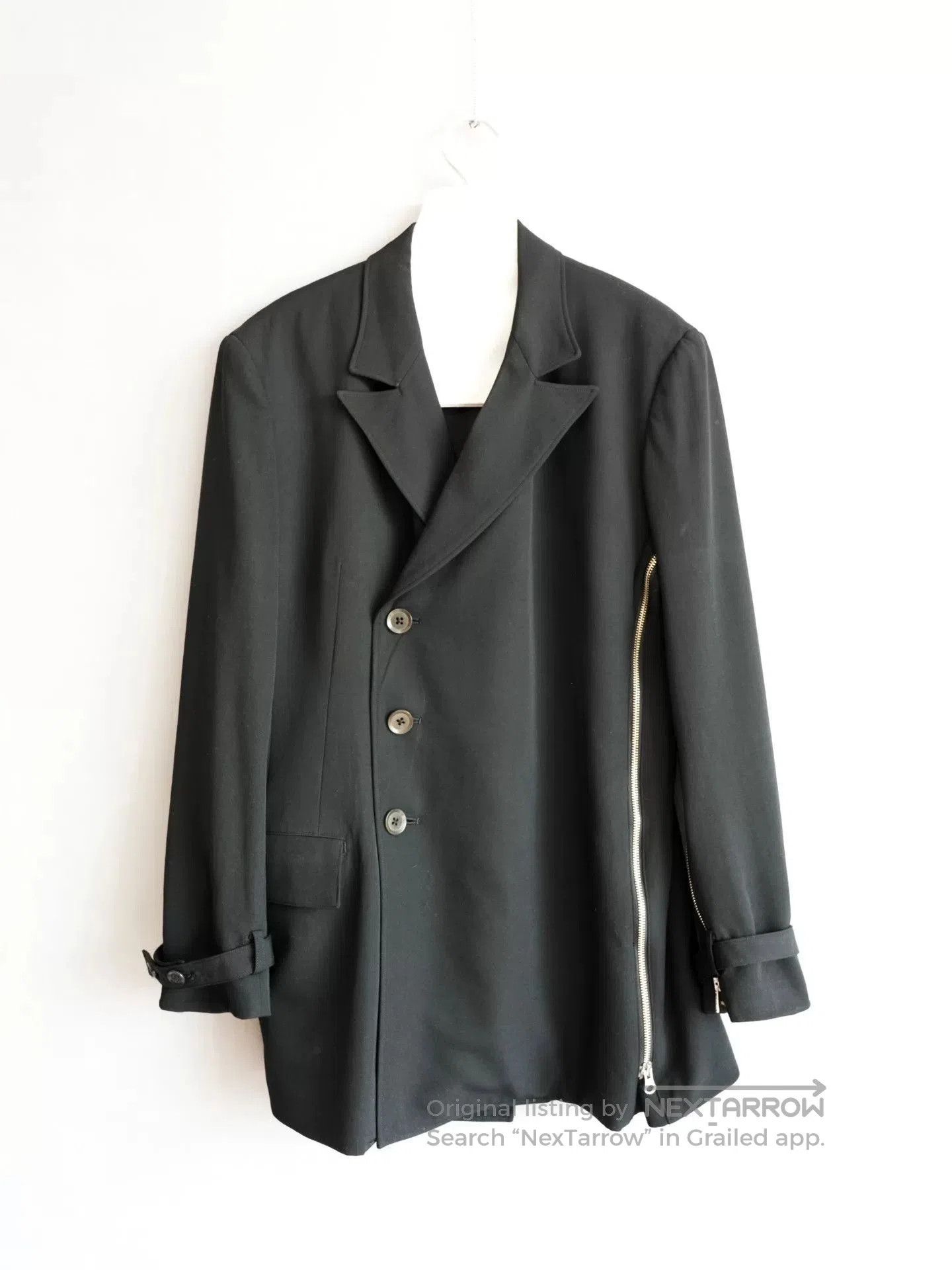 Yohji Yamamoto Yohji Yamamoto Zip Handcuff Jacket. Size US L / EU 52-54 / 3 - 1 Thumbnail