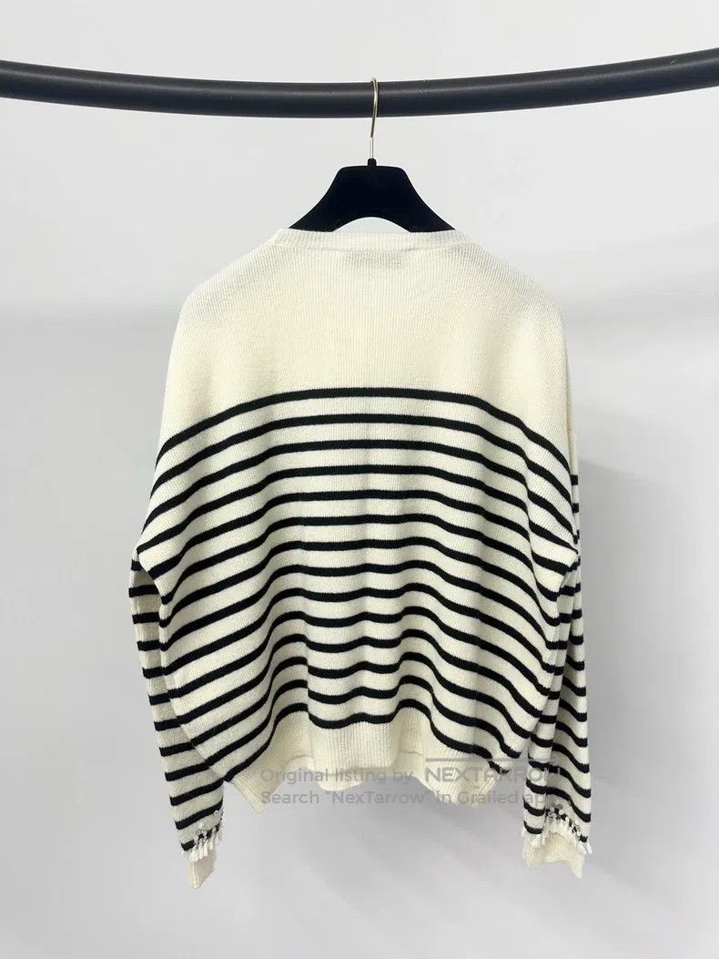 Valentino Valentino Beaded monogram striped knit Size S / US 4 / IT 40 - 2 Thumbnail
