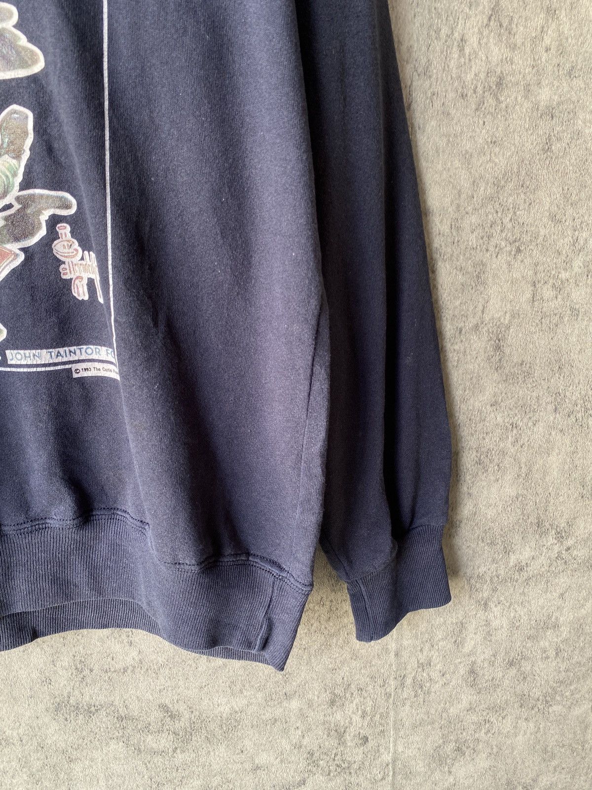 Vintage Vintage 90’s The Saturday Evening Post Blue Faded Sweatshirt Size US L / EU 52-54 / 3 - 7 Thumbnail