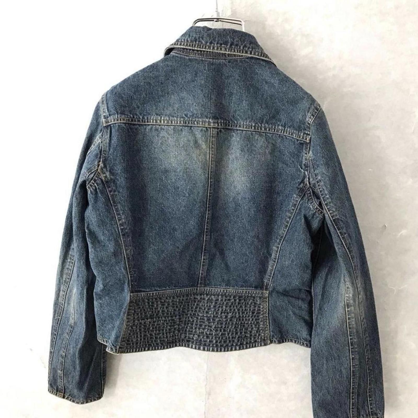 Other Y2K 2000s style 4 pockets unique denim jacket Size XS / US 0-2 / IT 36-38 - 5 Thumbnail