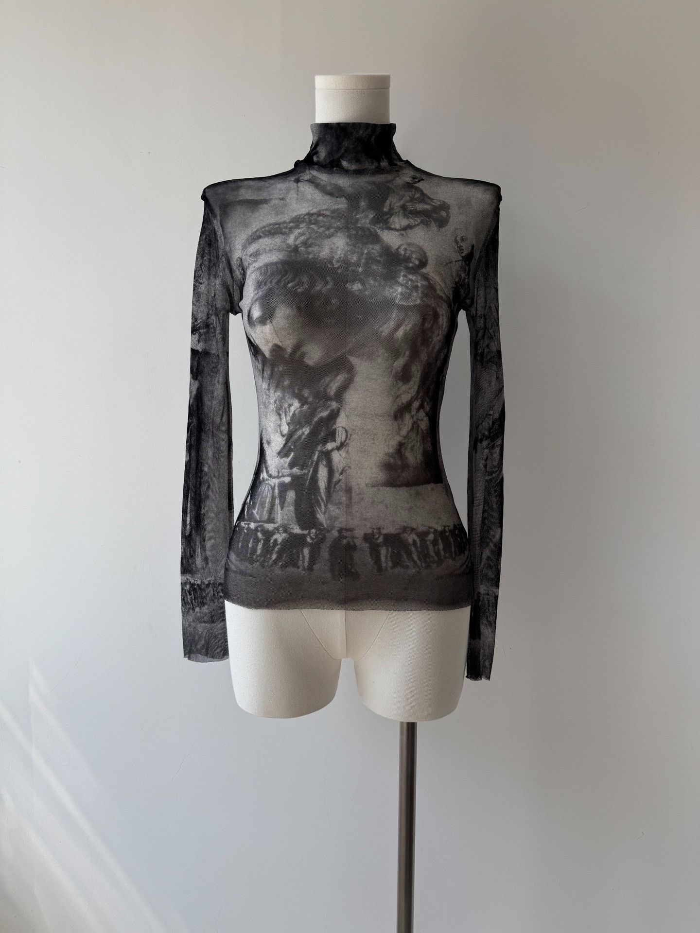 Jean Paul Gaultier Jean Paul Gaultier Mesh See-Through Top Size M / US 6-8 / IT 42-44 - 1 Thumbnail