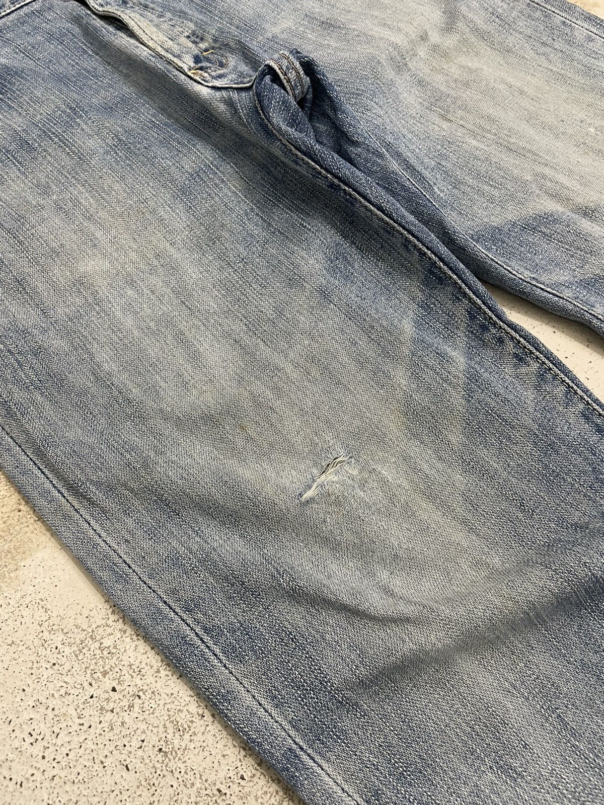 Wrangler Wrangler Distressed Light Blue Denim Pants Size US 32 / EU 48 - 5 Thumbnail