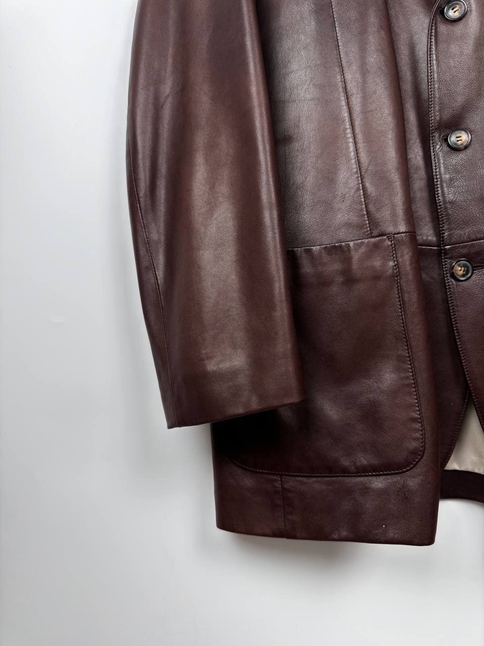 Loro Piana Loro Piana Leather Coat Jacket Size US M / EU 48-50 / 2 - 5 Thumbnail
