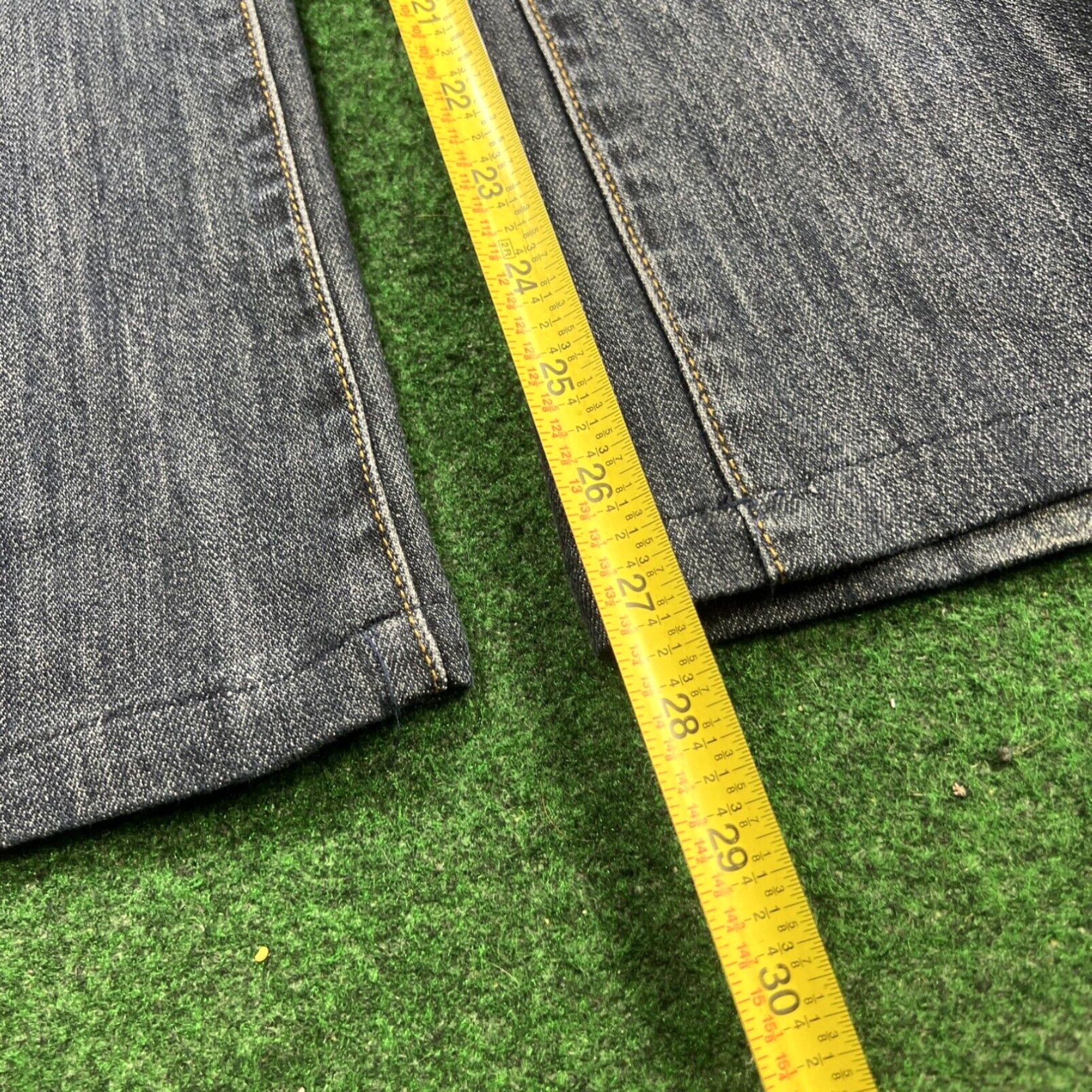 Vintage Salt Works Jeans Womens Size 10P Blue New York City Mid Rise Boot Dark Wash Size 32" / US 10 / IT 46 - 6 Thumbnail