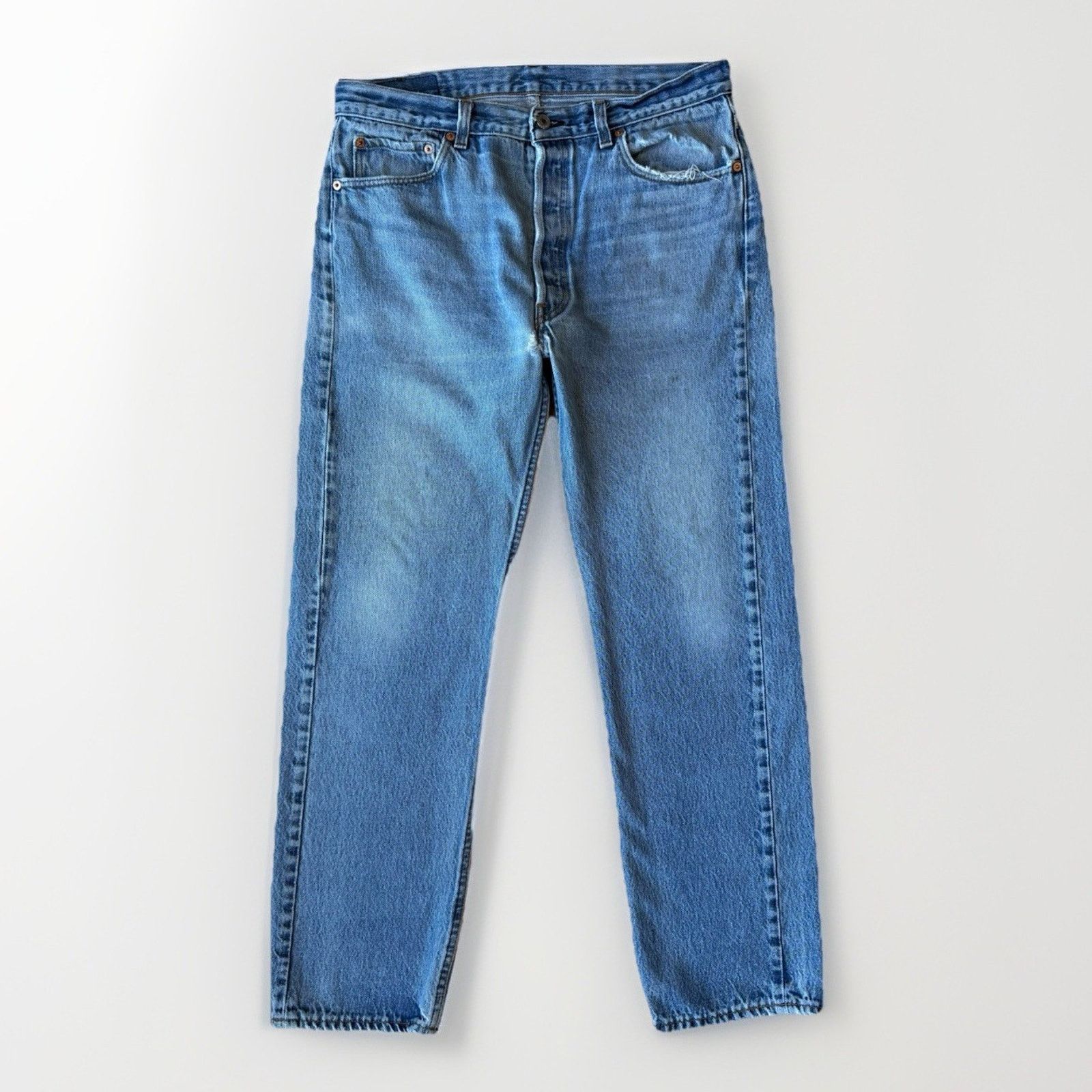 Levi's Vintage Levis 501 Jeans 32 Straight Leg 80s Denim Workwear Size US 32 / EU 48 - 1 Thumbnail