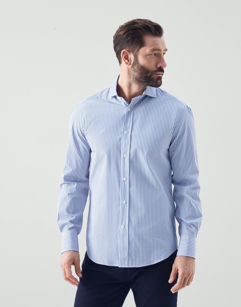 Brunello Cucinelli o1w1db10924 Men'S Shirt in Open White Size US XXL / EU 58 / 5 - 1 Preview