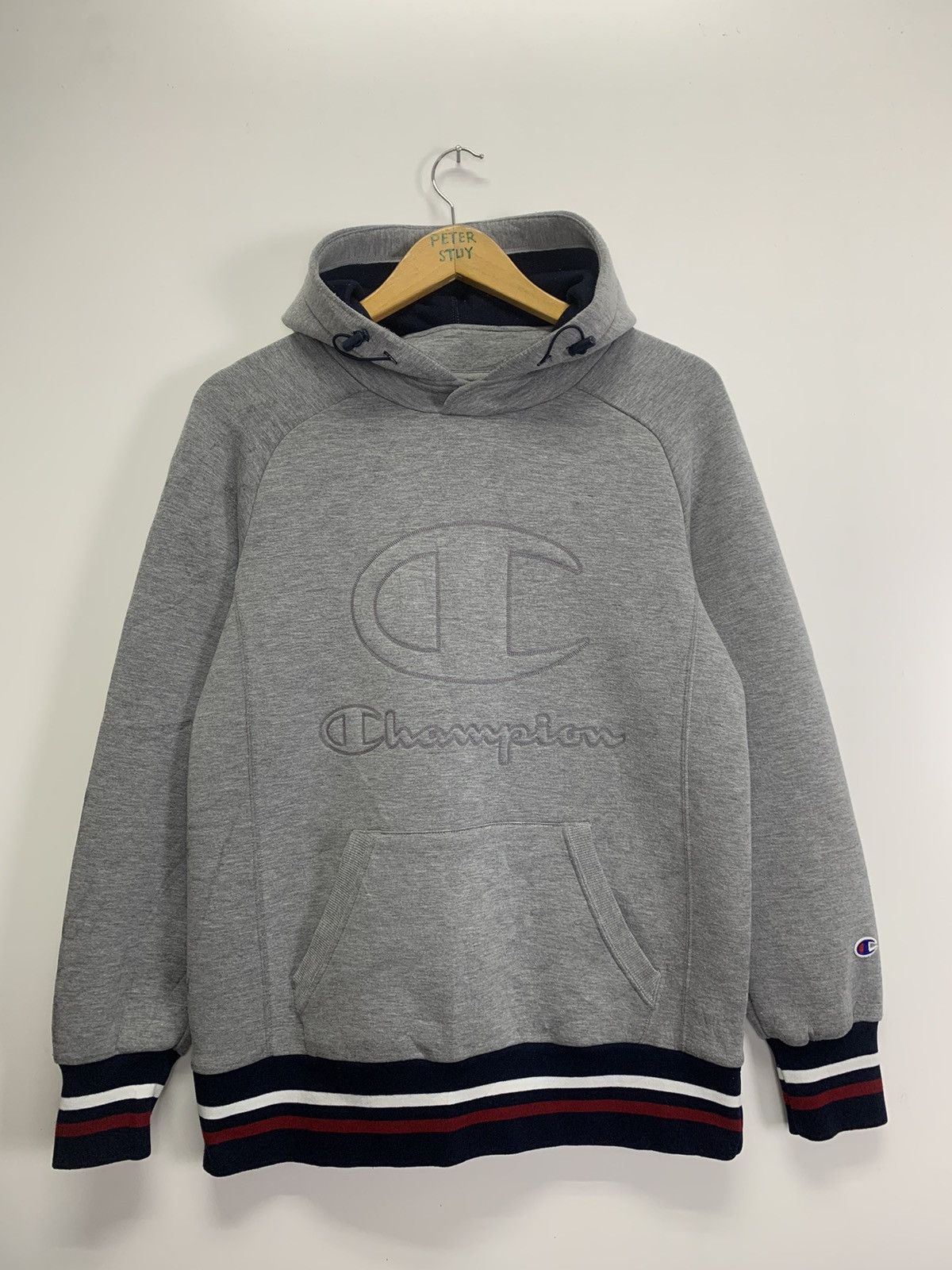 Champion × Vintage Champion hoodie big logo Size US M / EU 48-50 / 2 - 2 Thumbnail