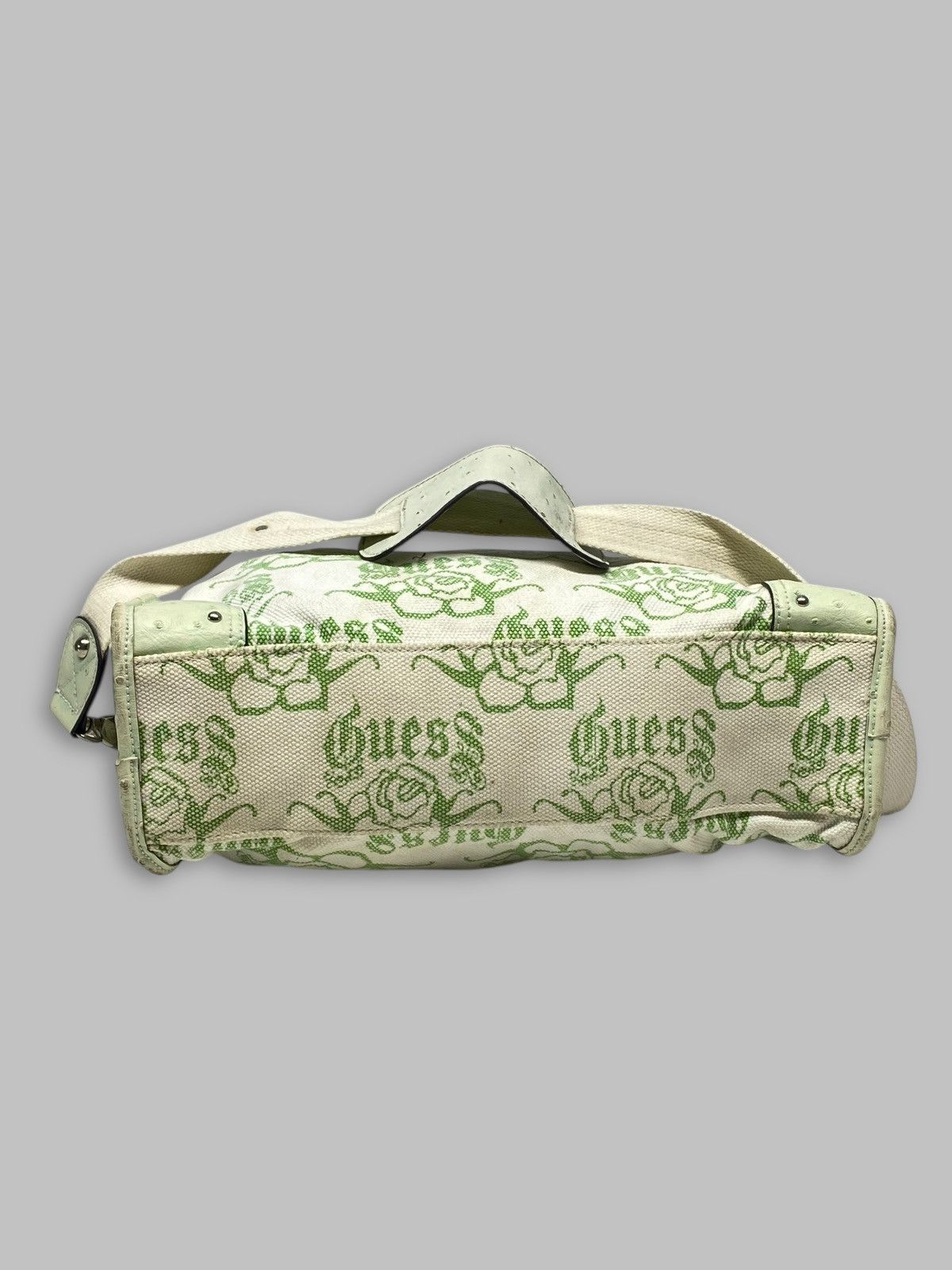 Guess 🔥 GUESS ROSE LOGO BAG Y2K GLAM GRUNGE PARIS HILTON ERA VIBES Size ONE SIZE - 16 Thumbnail