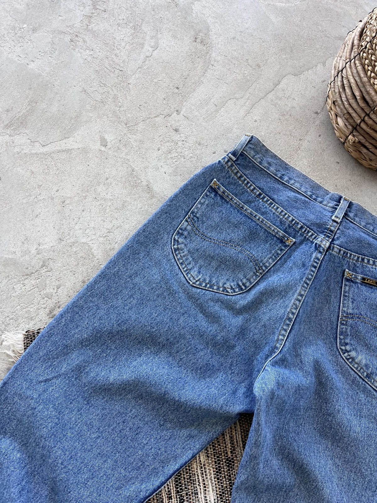 Lee Vintage Lee Blue Denim Jeans Workwear Classic Fit 34/32 Y2K Size US 34 / EU 50 - 17 Thumbnail
