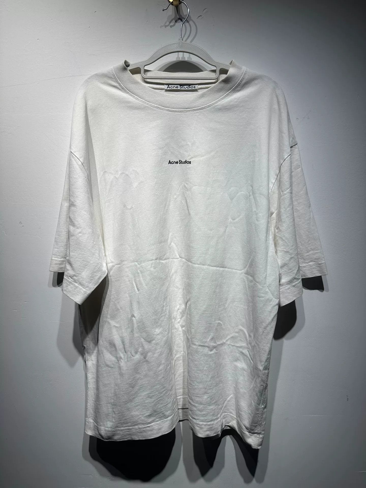 Acne Studios Acne Studios Casual Printed White T-Shirt XL Men Size US XL / EU 56 / 4 - 1 Thumbnail
