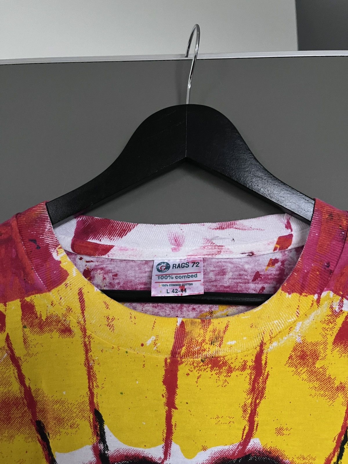 The Rolling Stones × Vintage The Rolling Stones Vintage Single Stitch Tie Dye T-shirt Size US L / EU 52-54 / 3 - 4 Thumbnail